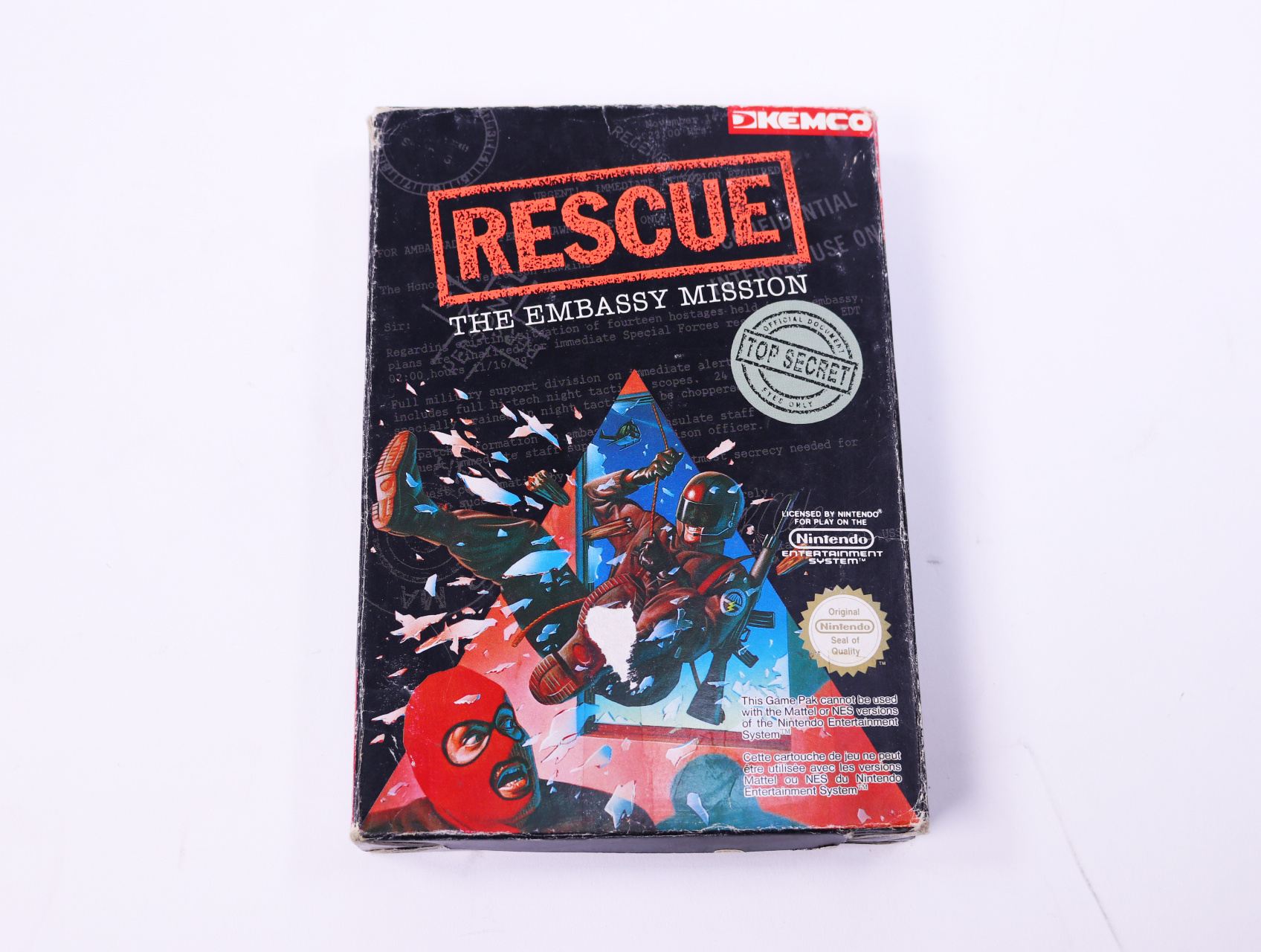 NES - Rescue The Embassy Mission - Boxed - productfoto 3