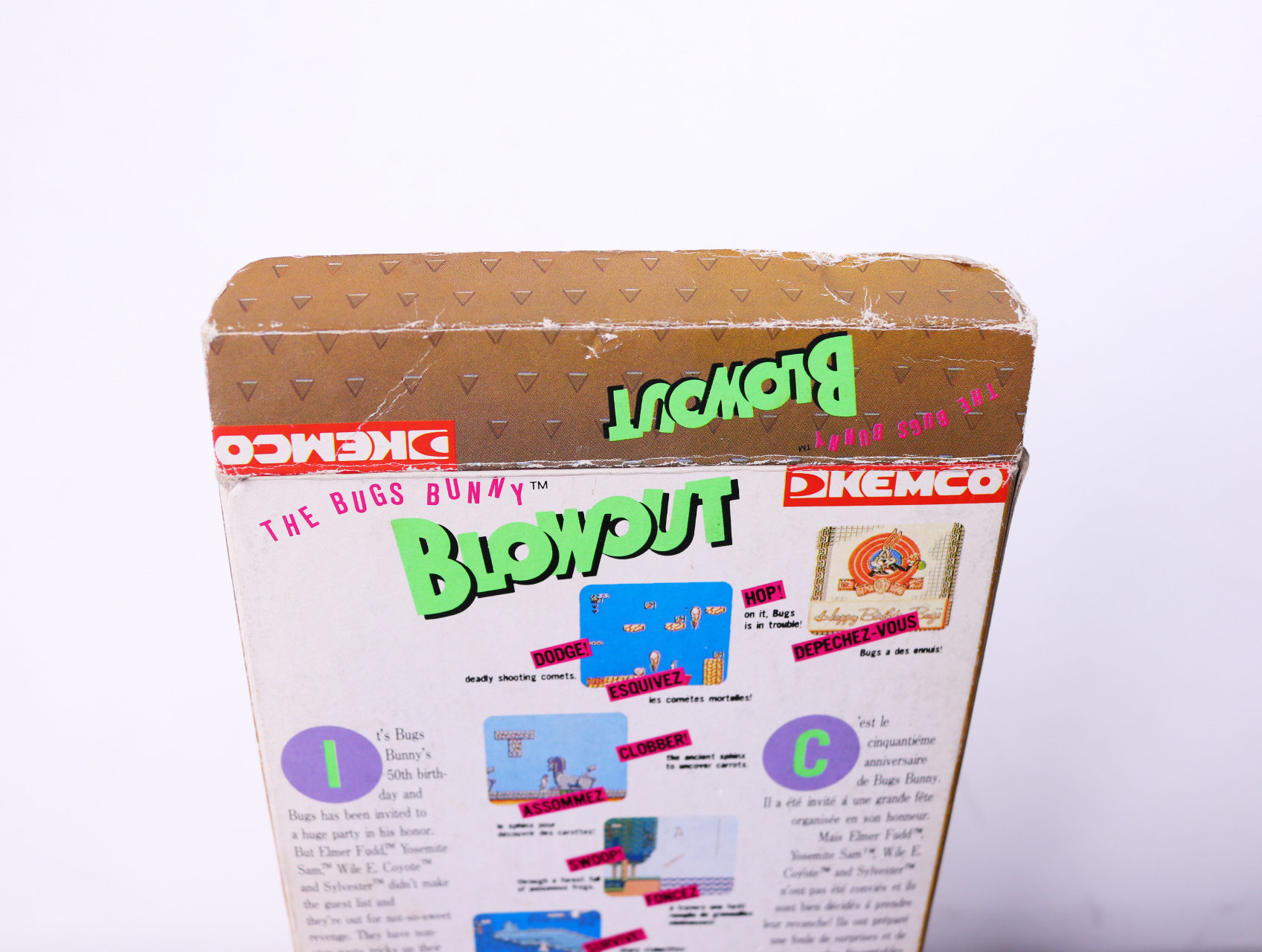 NES - the Bugs Bunny Blowout - Boxed CIB - productfoto 7