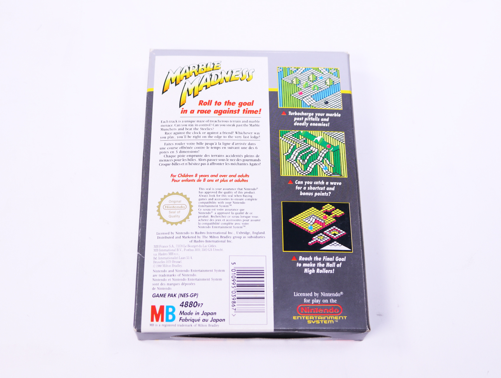 NES - Marble Madness - Boxed CIB - productfoto 4