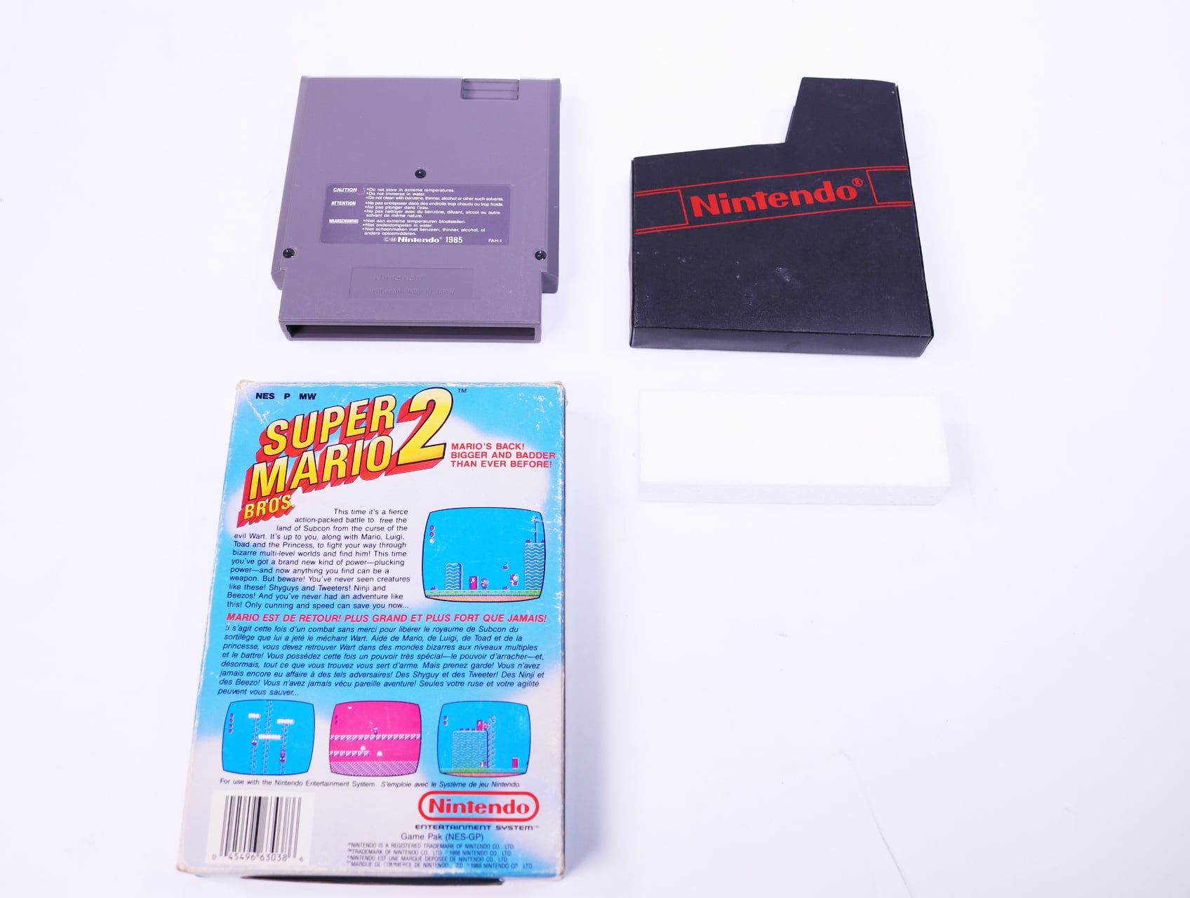 NES - Super Mario Bros 2 - Boxed - productfoto 2