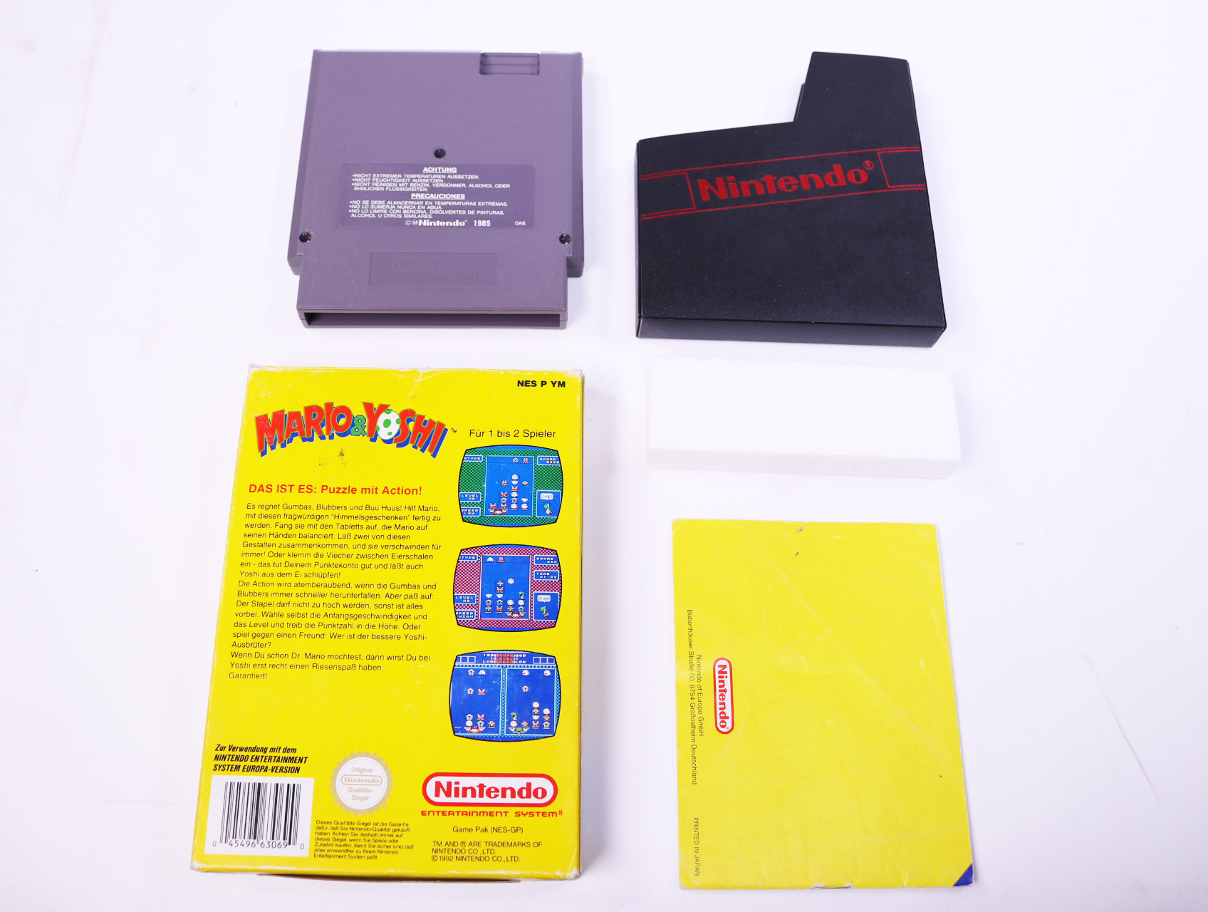 NES - Mario & Yoshi - Boxed CIB - productfoto 2