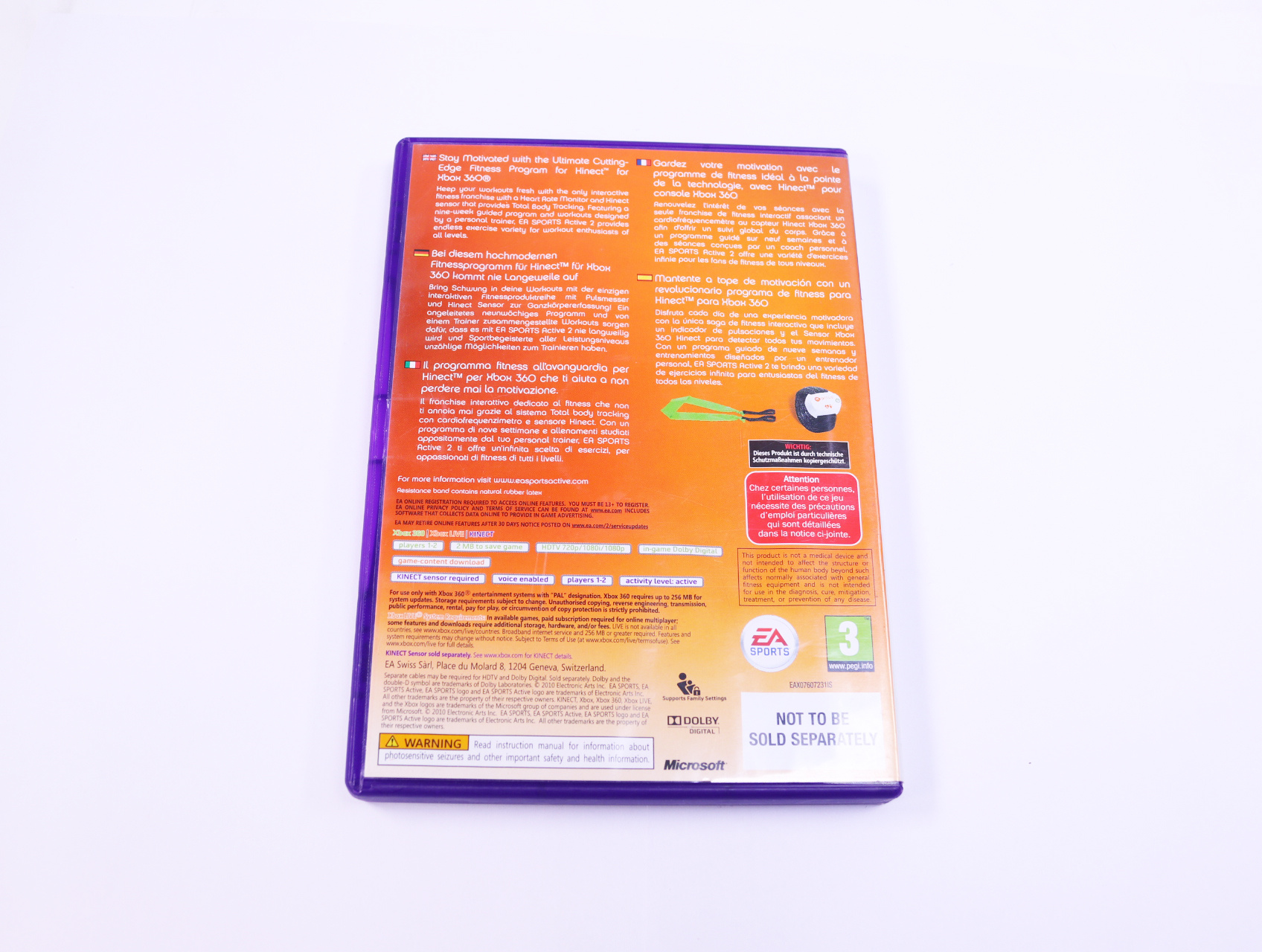 Xbox 360 - EA Sports Active 2 - productfoto 2