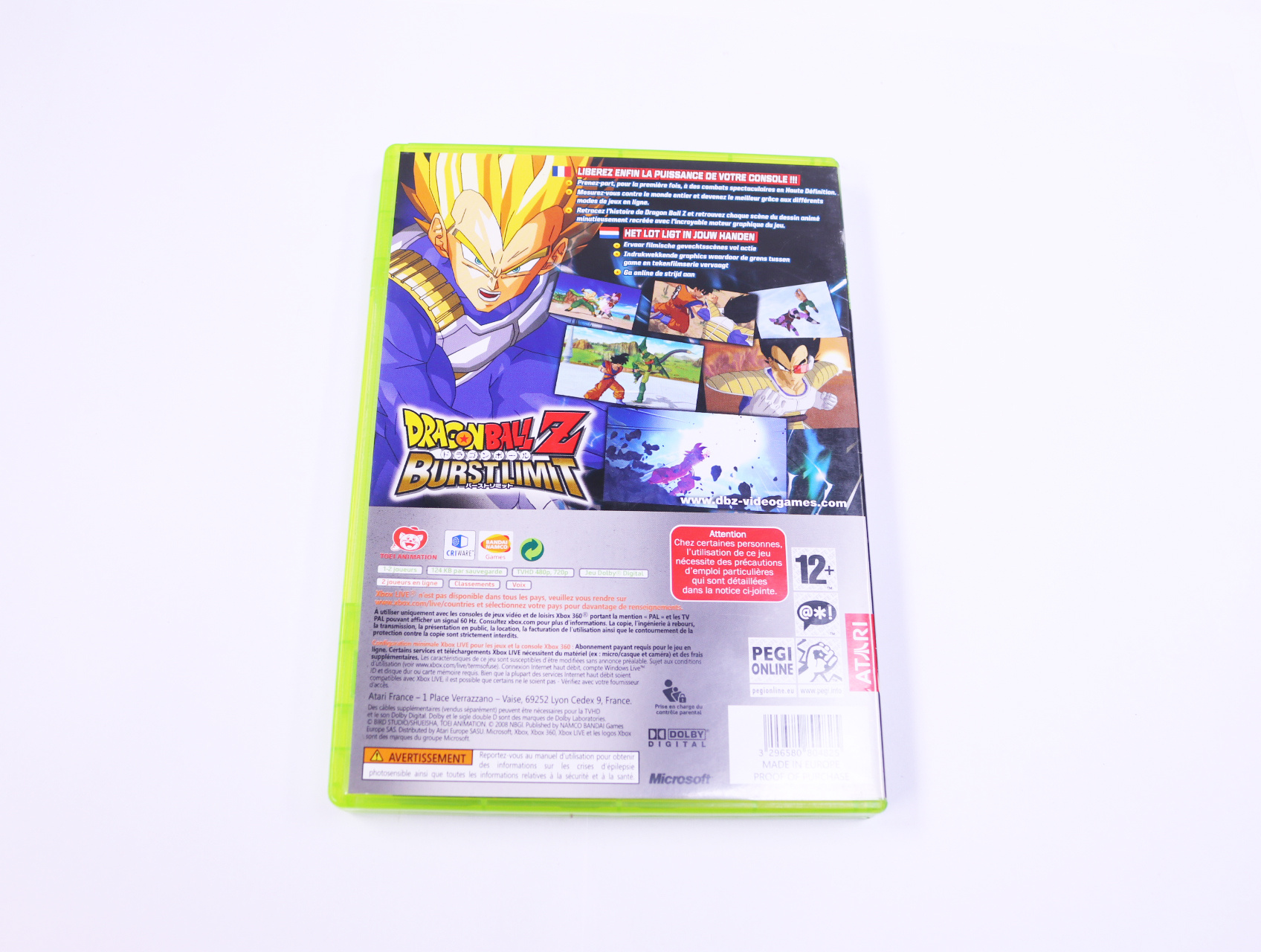 Xbox 360 - Dragon Ball Z: Burst Limit - productfoto 2