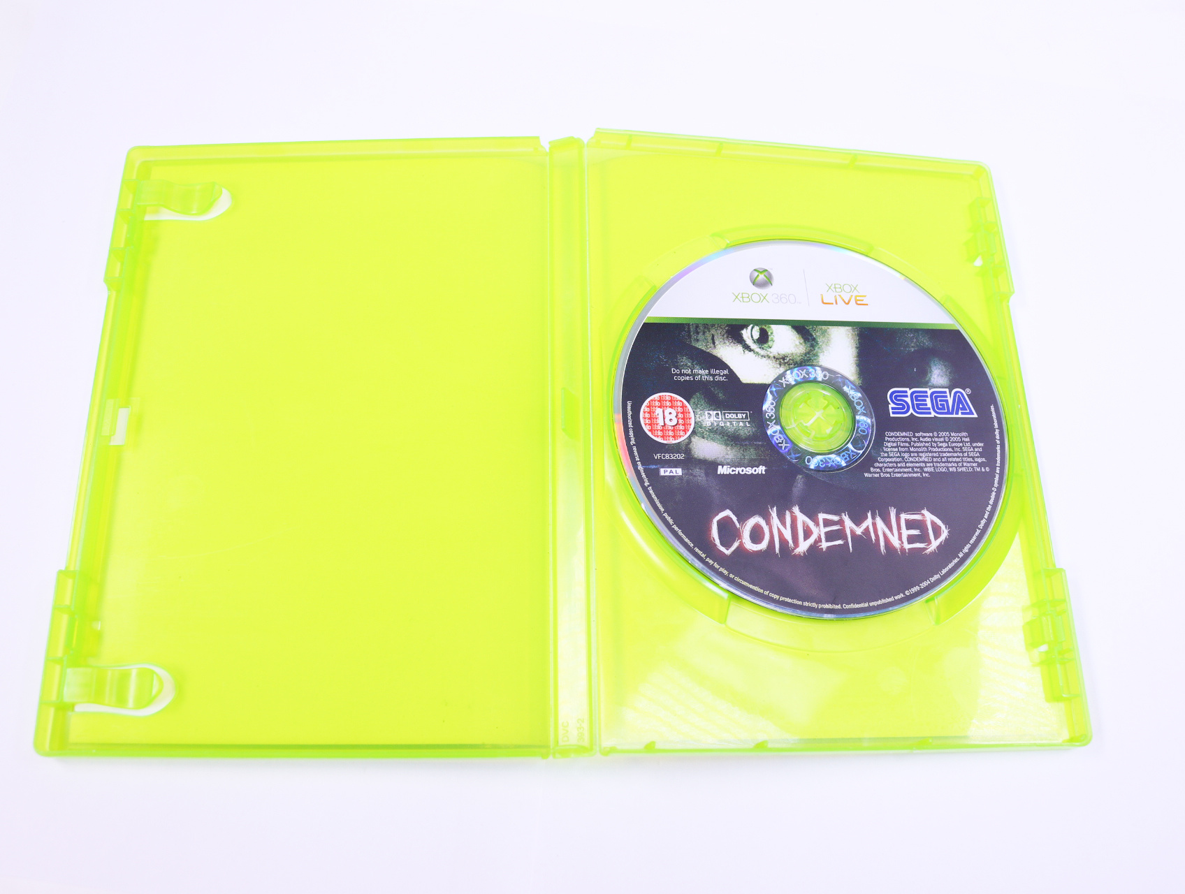 Xbox 360 - Condemned: Criminal Origins [No Manual] - productfoto 3
