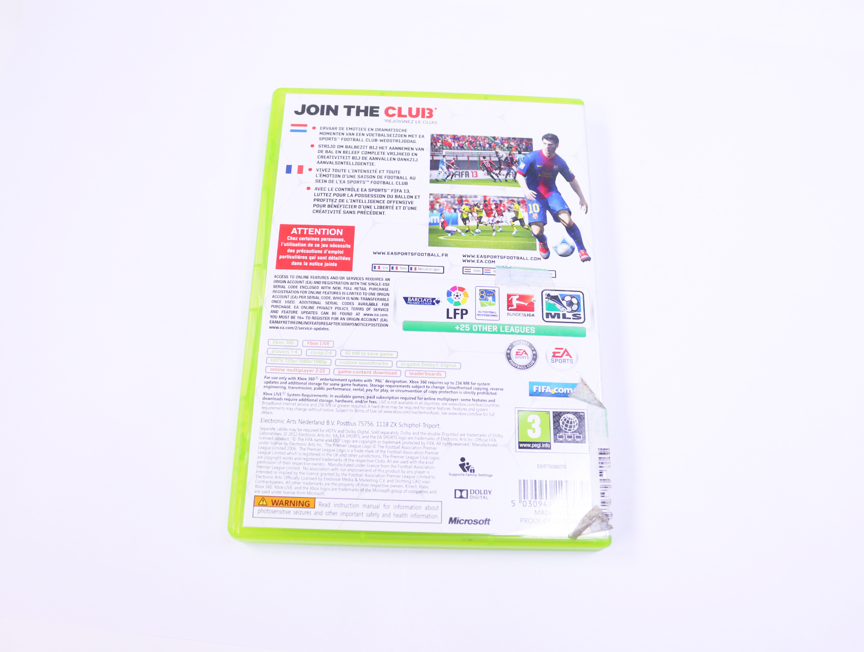 Xbox 360 - FIFA Soccer 13 - productfoto 2