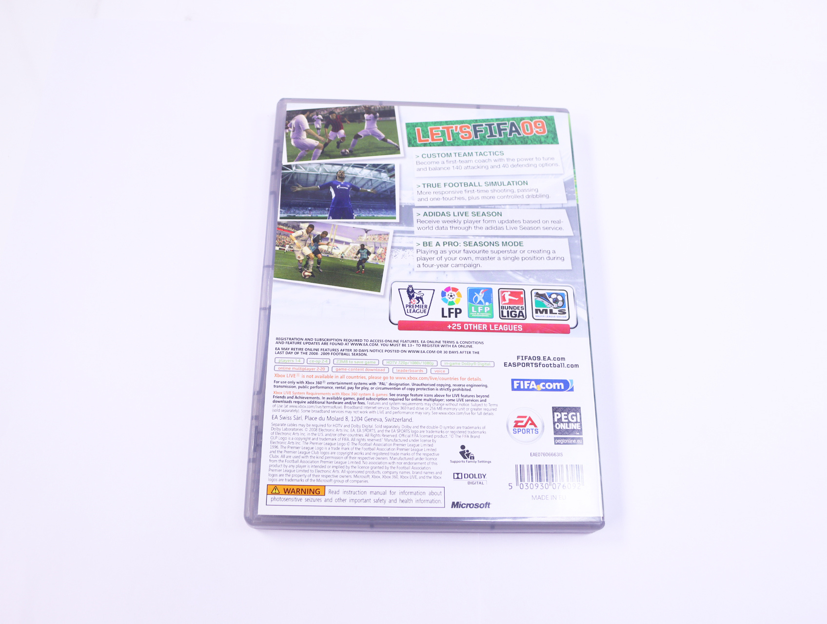 Xbox 360 - FIFA Soccer 09 [Classics] - productfoto 2