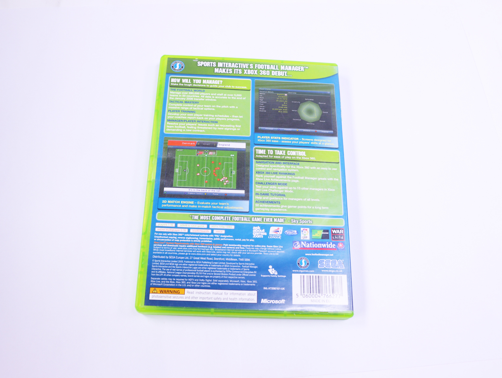 Xbox 360 - Football Manager 2006 - productfoto 2