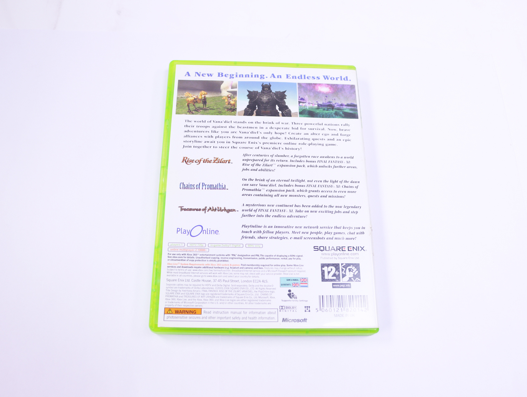 Xbox 360 - Final Fantasy XI [Ultimate Collection] - productfoto 2