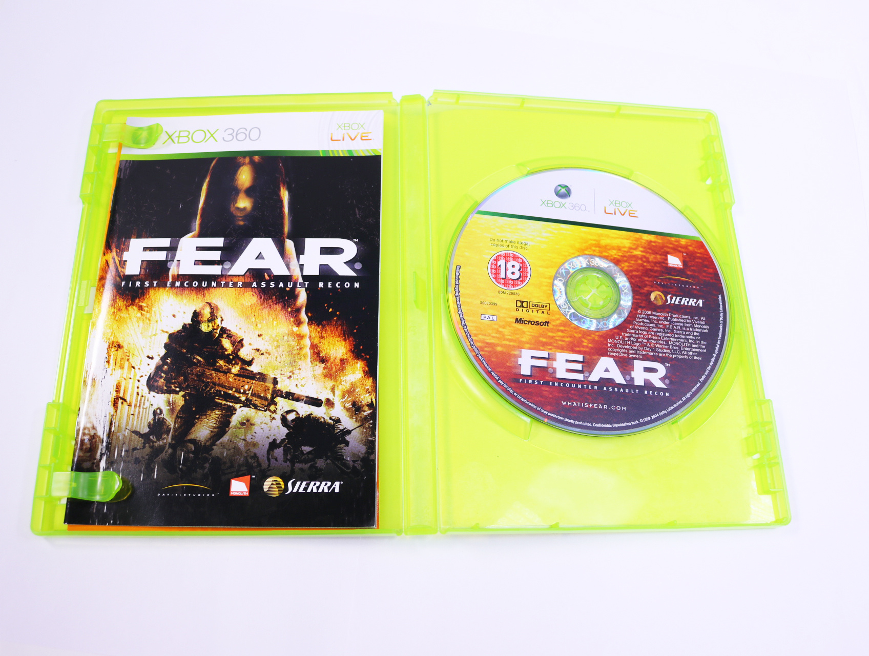 Xbox 360 - F.E.A.R. - First Encounter Assault Recon - productfoto 3
