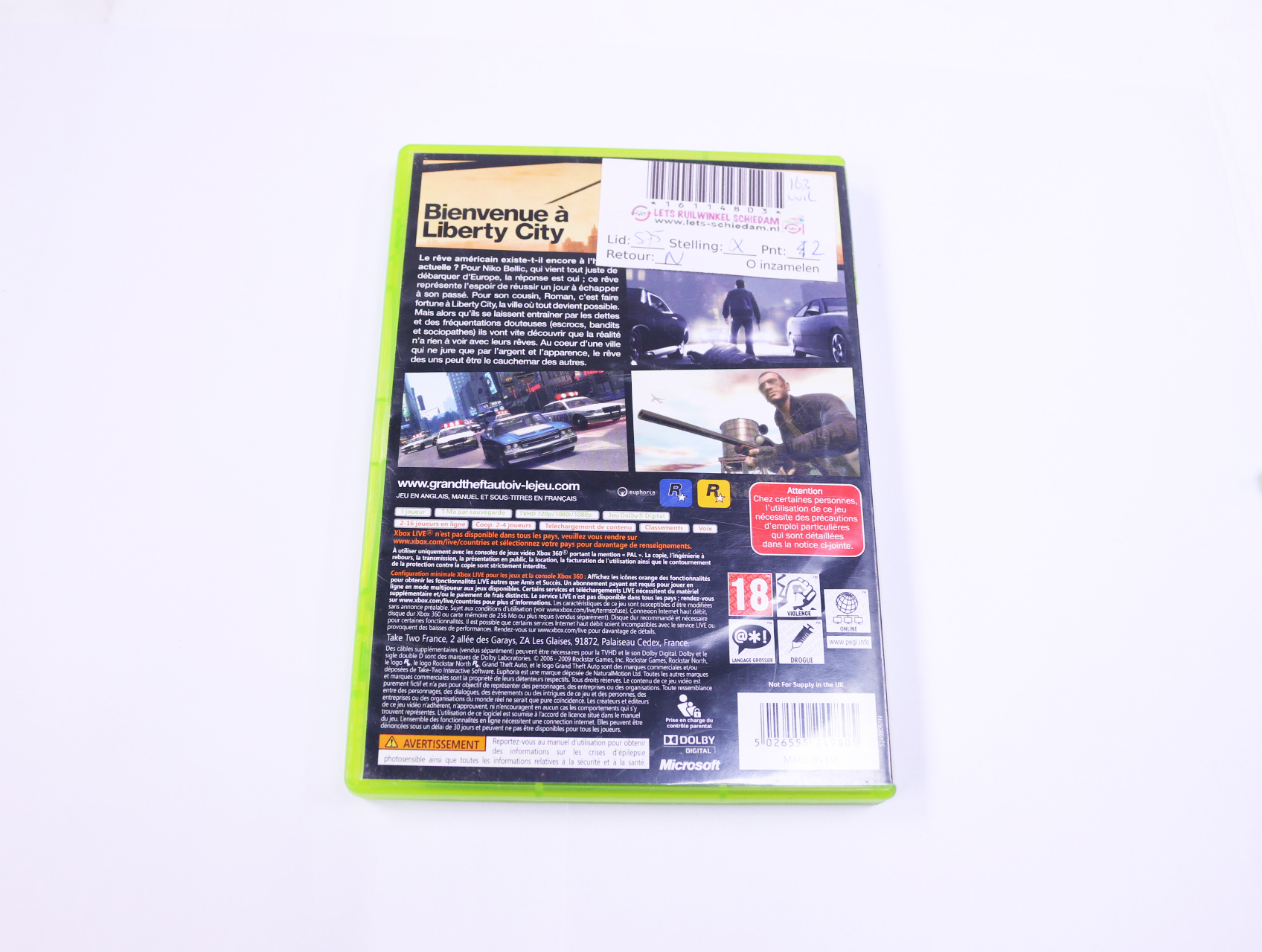 Xbox 360 - Grand Theft Auto IV [Classics] - productfoto 2
