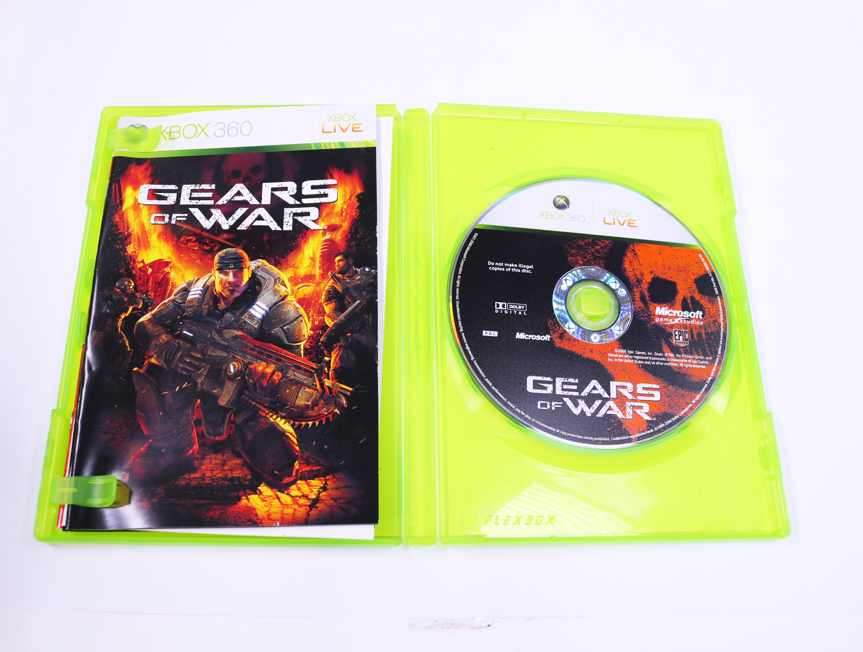 Xbox 360 - Gears of War / Project Gotham Racing 4 - productfoto 3