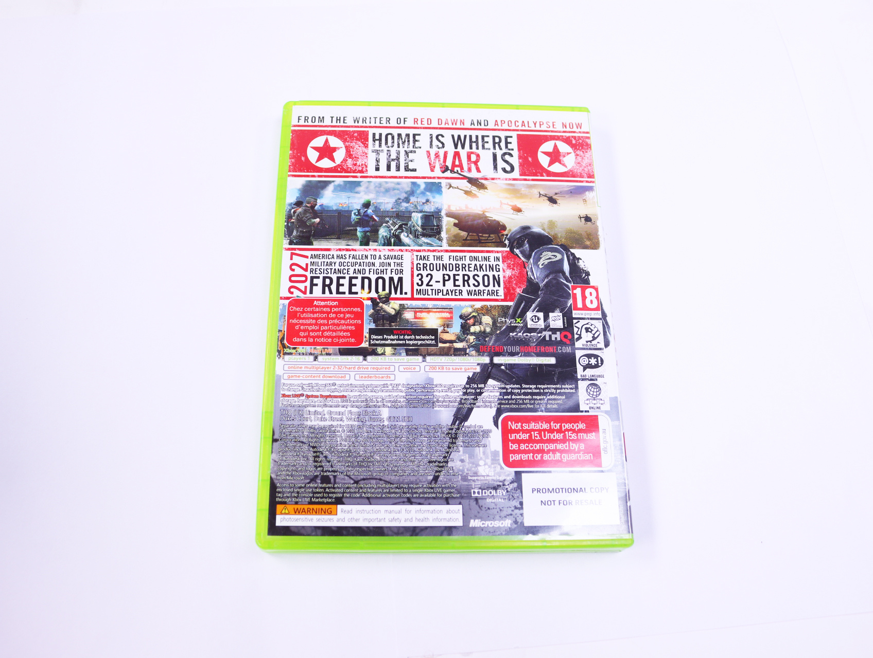 Xbox 360 - Homefront [Promotion] [No Manual] - productfoto 2