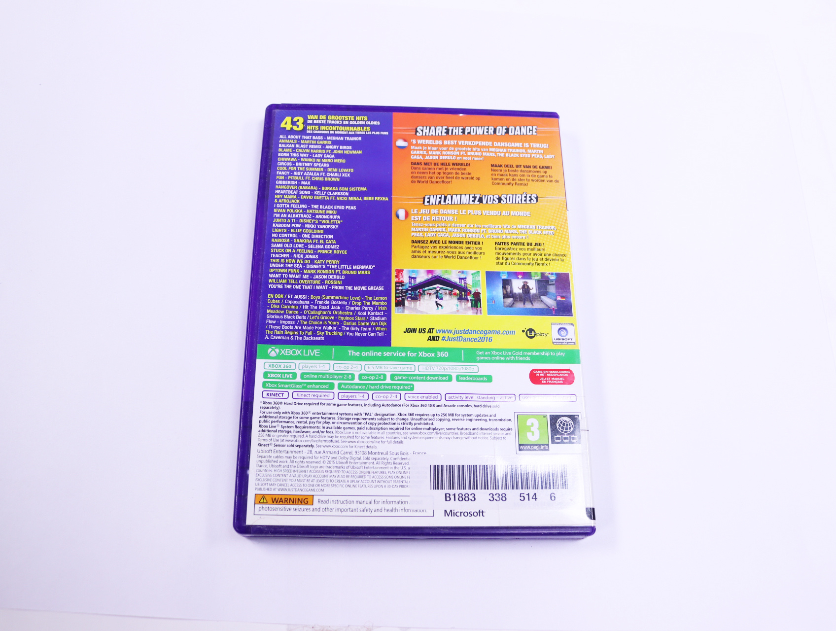 Xbox 360 - Just Dance 2016 - productfoto 2