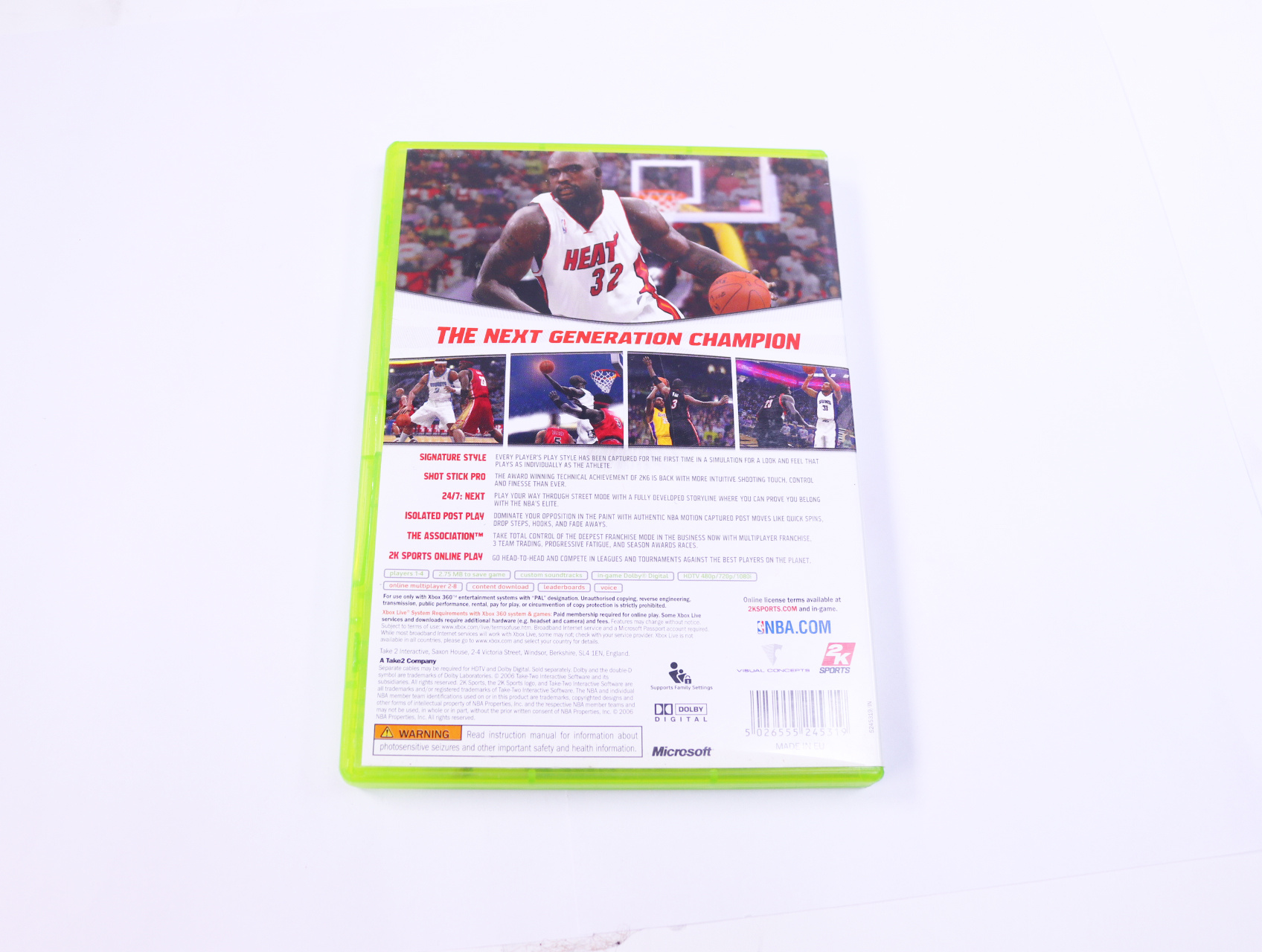 Xbox 360 - NBA 2K7 - productfoto 2