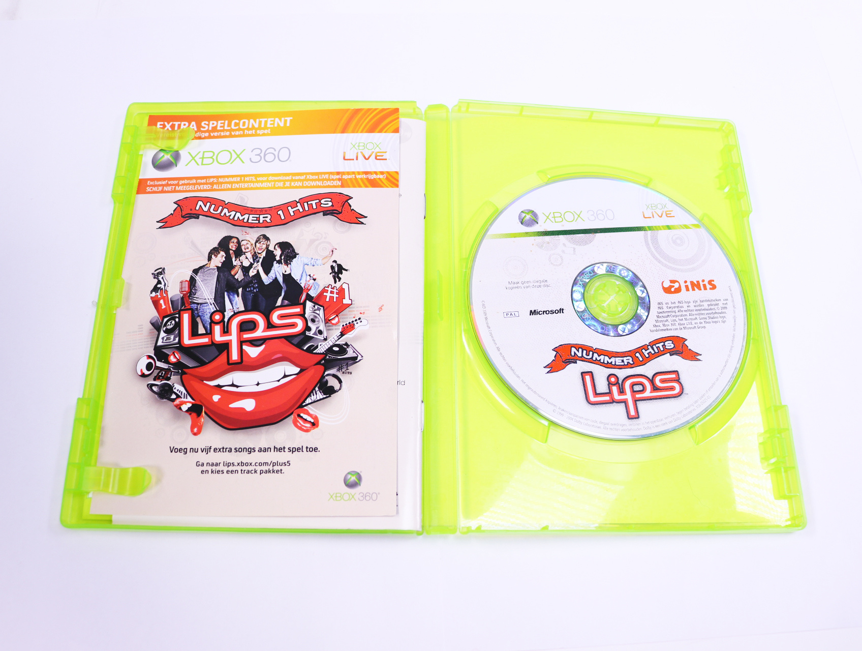 Xbox 360 - Lips: Number One Hits - iNiS - productfoto 3