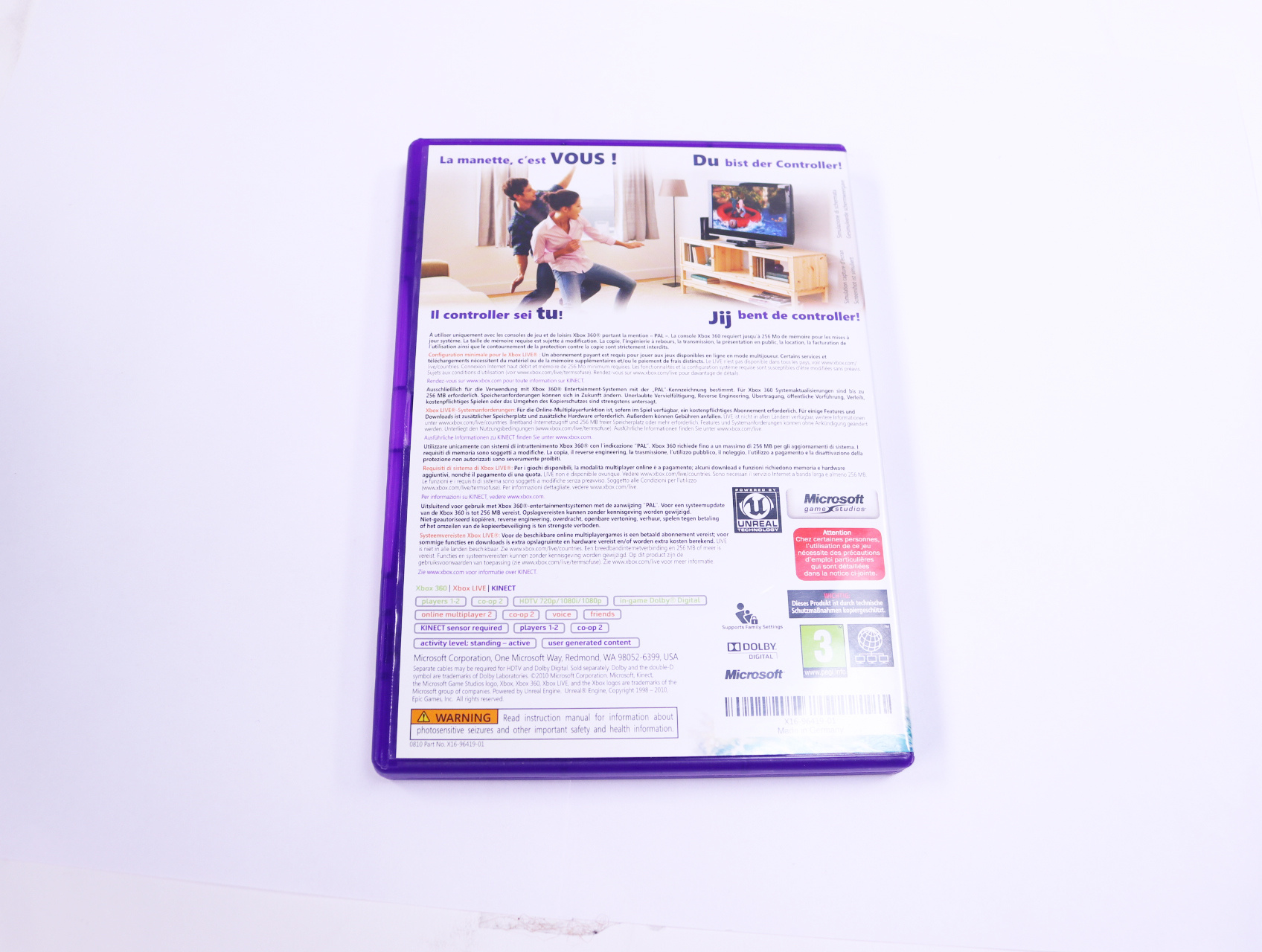 Xbox 360 - Kinect Adventures! - productfoto 2