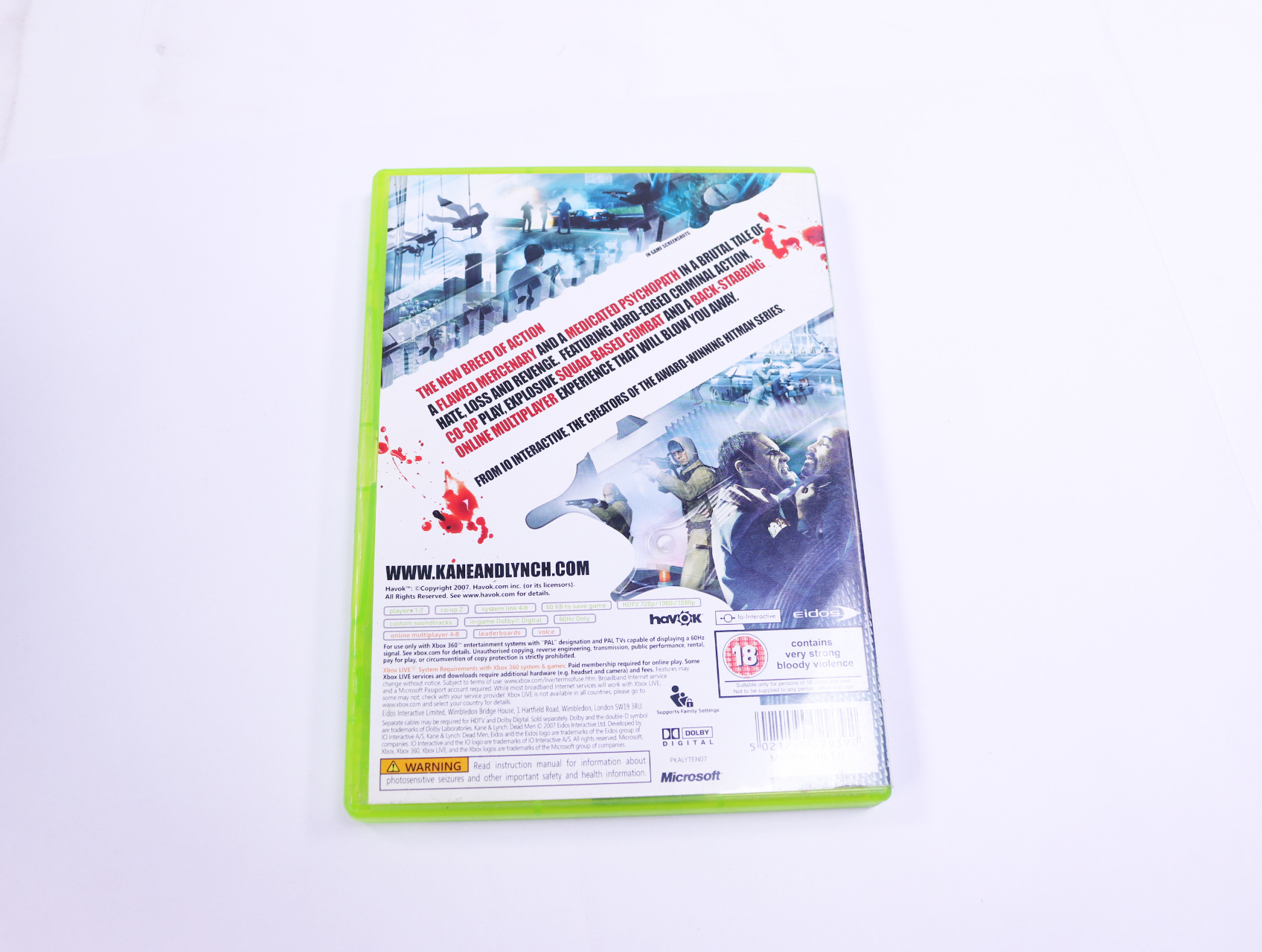 Xbox 360 - Kane & Lynch: Dead Men - productfoto 2