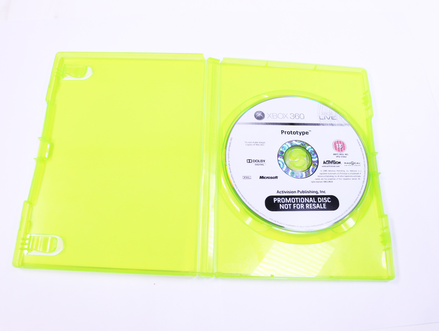 Xbox 360 - Prototype [Promotion] [No Manual] - productfoto 3