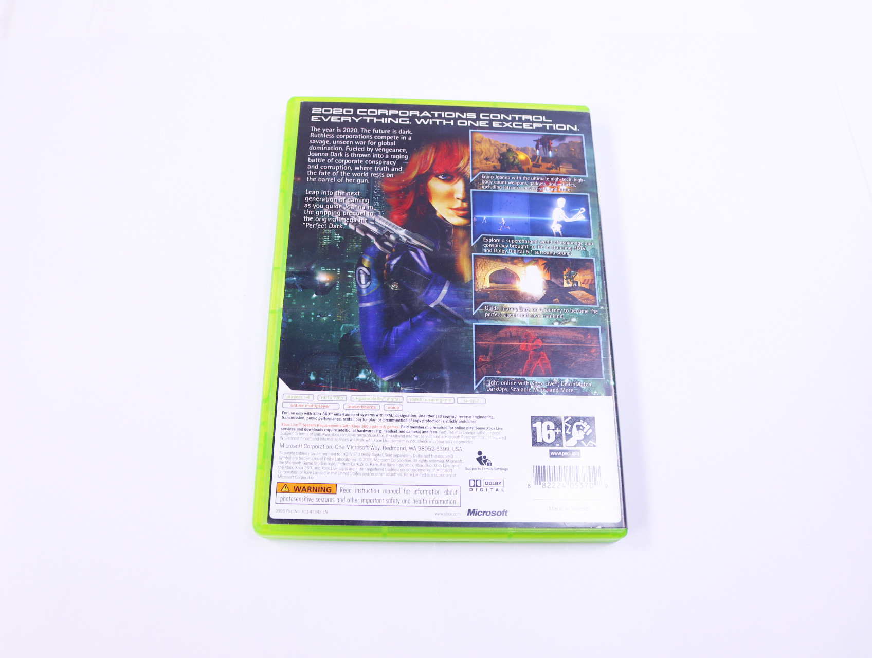 Xbox 360 - Perfect Dark Zero - productfoto 2