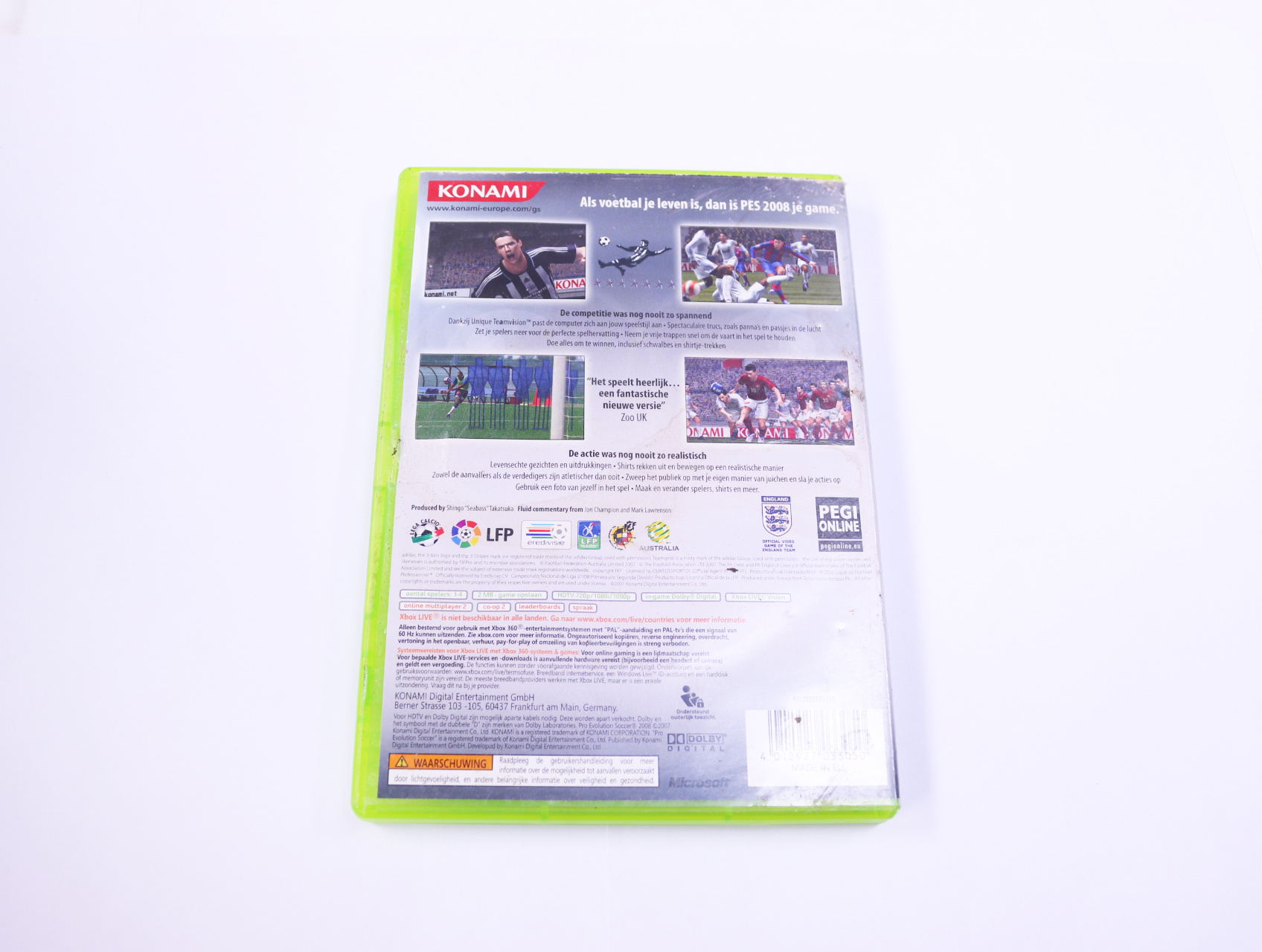 Xbox 360 - Pro Evolution Soccer 2008 [Classics] - productfoto 2
