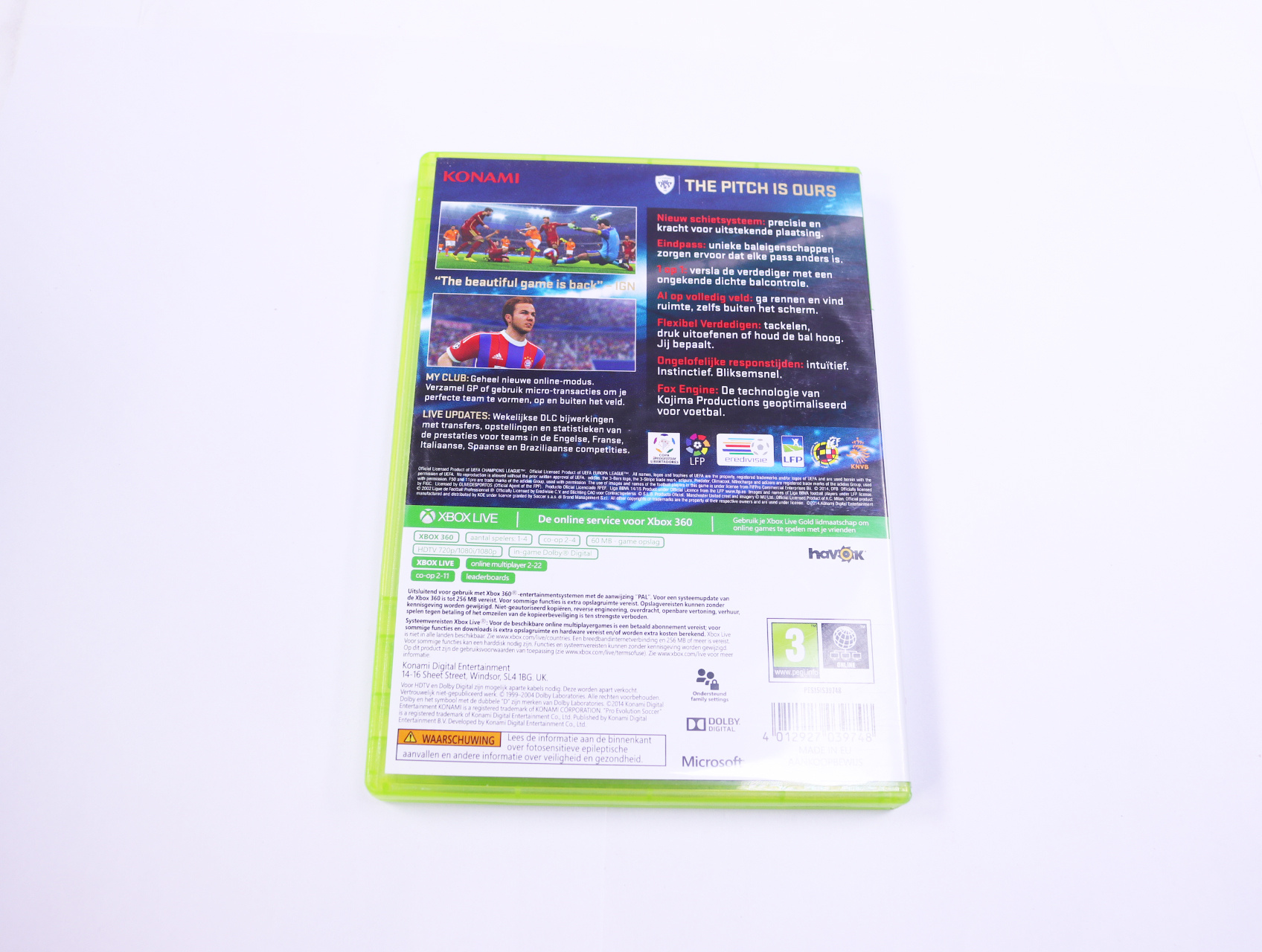 Xbox 360 - Pro Evolution Soccer 2015 - productfoto 2