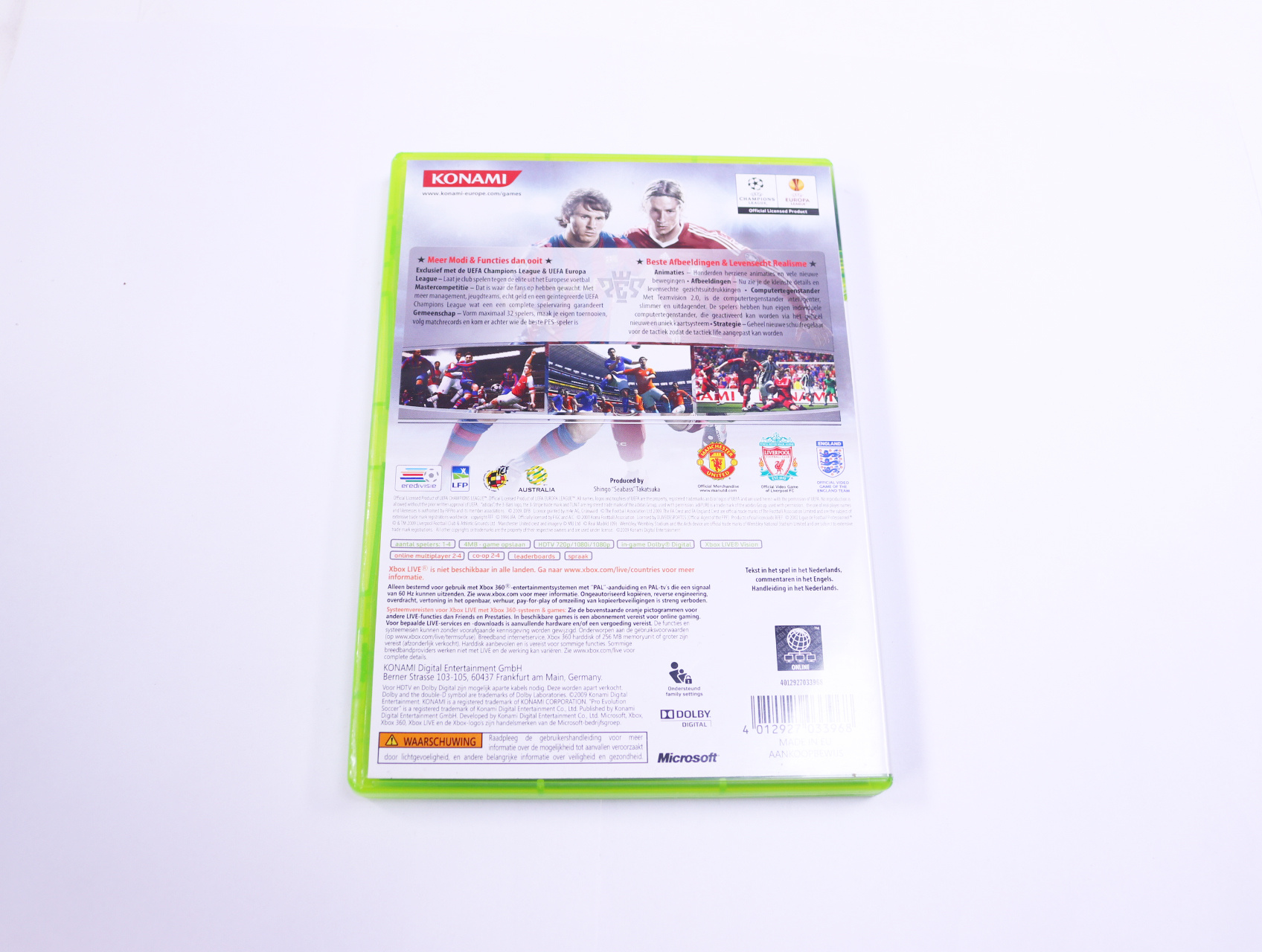 Xbox 360 - Pro Evolution Soccer 2010 - productfoto 2
