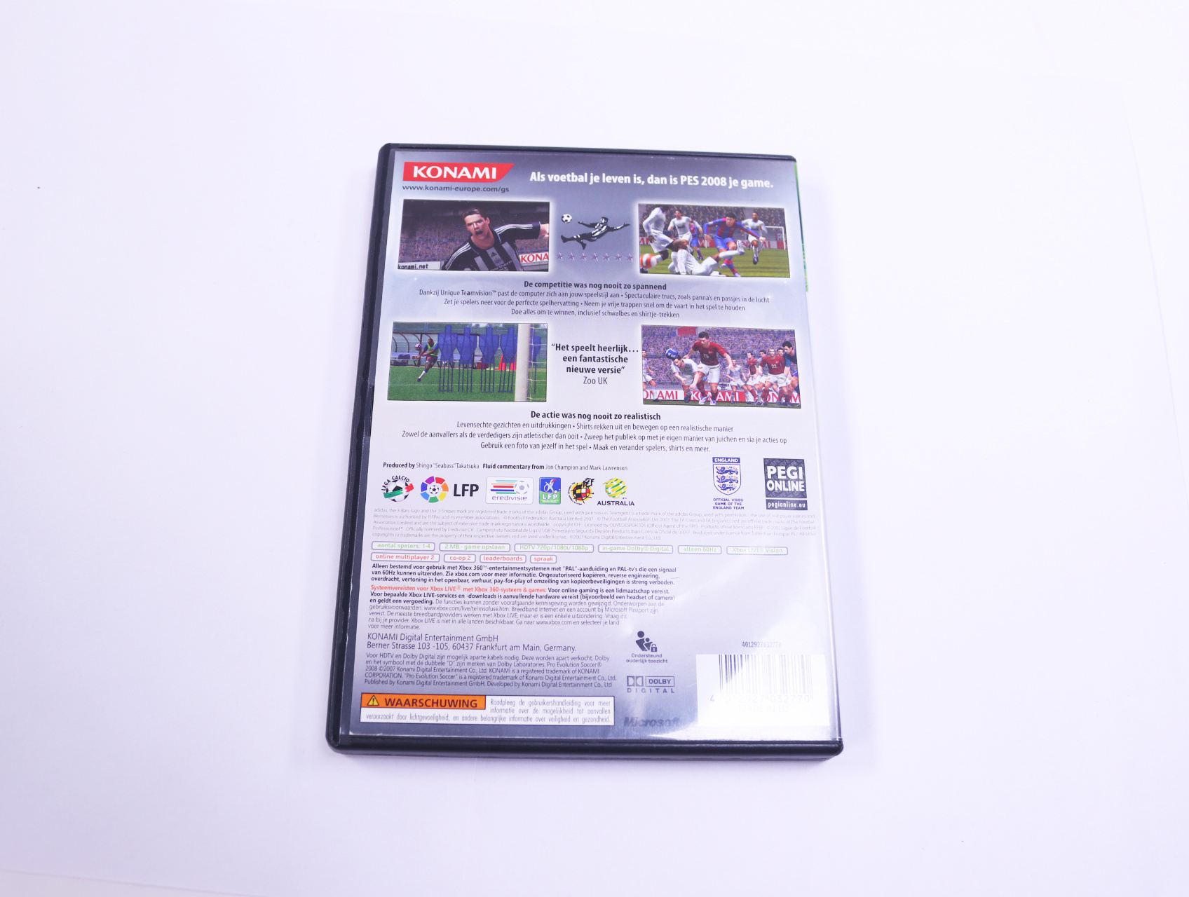 Xbox 360 - Pro Evolution Soccer 2008 [No Manual] - productfoto 2