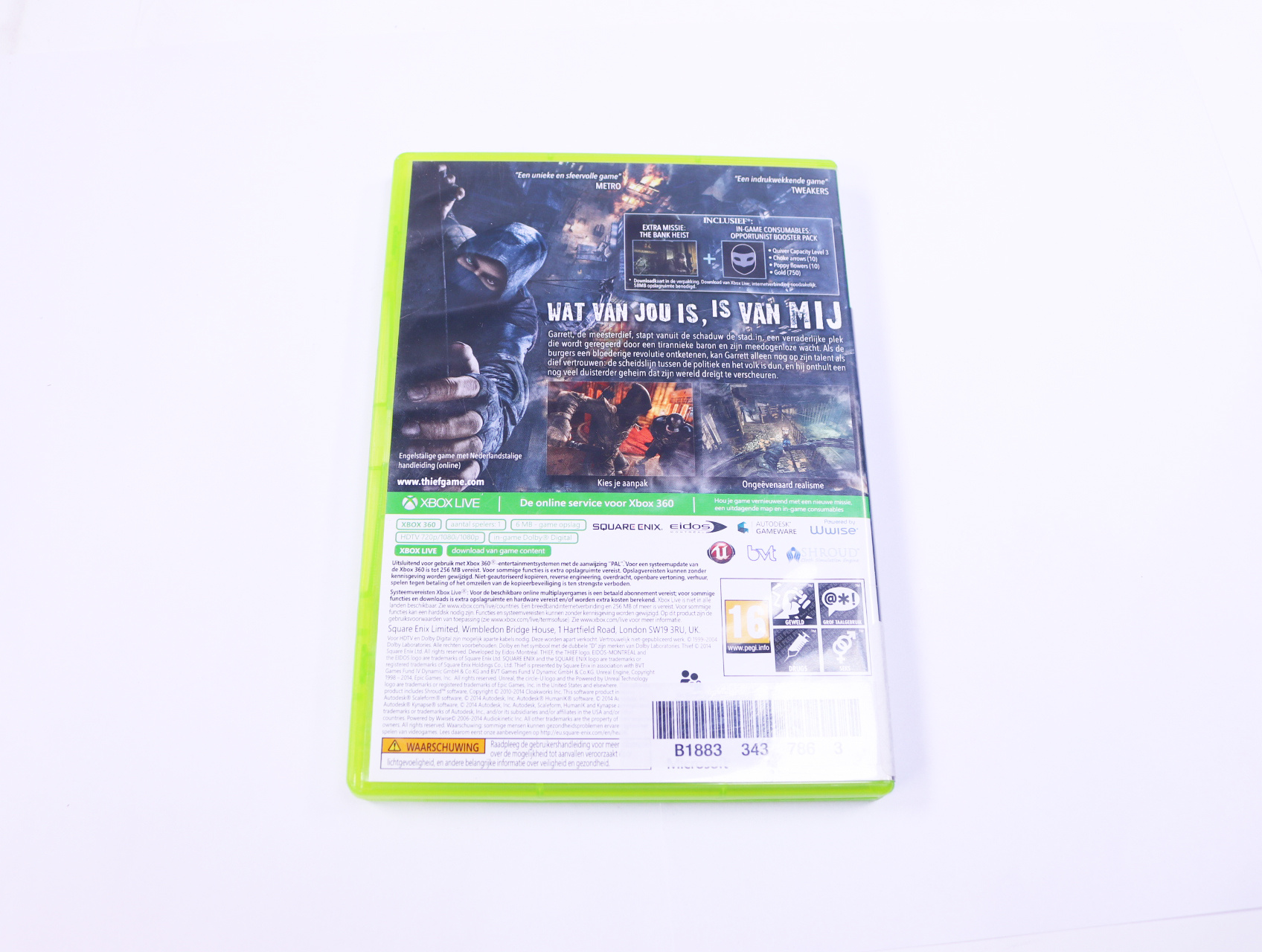 Xbox 360 - Thief [No Manual] - Eidos‑Montréal - productfoto 2