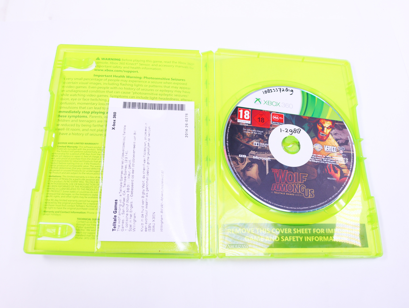 Xbox 360 - The Wolf Among Us [No Manual] - Telltale Games - productfoto 3