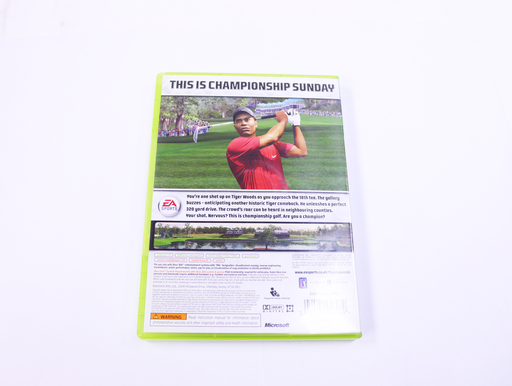 Xbox 360 - Tiger Woods PGA Tour 06 - productfoto 2
