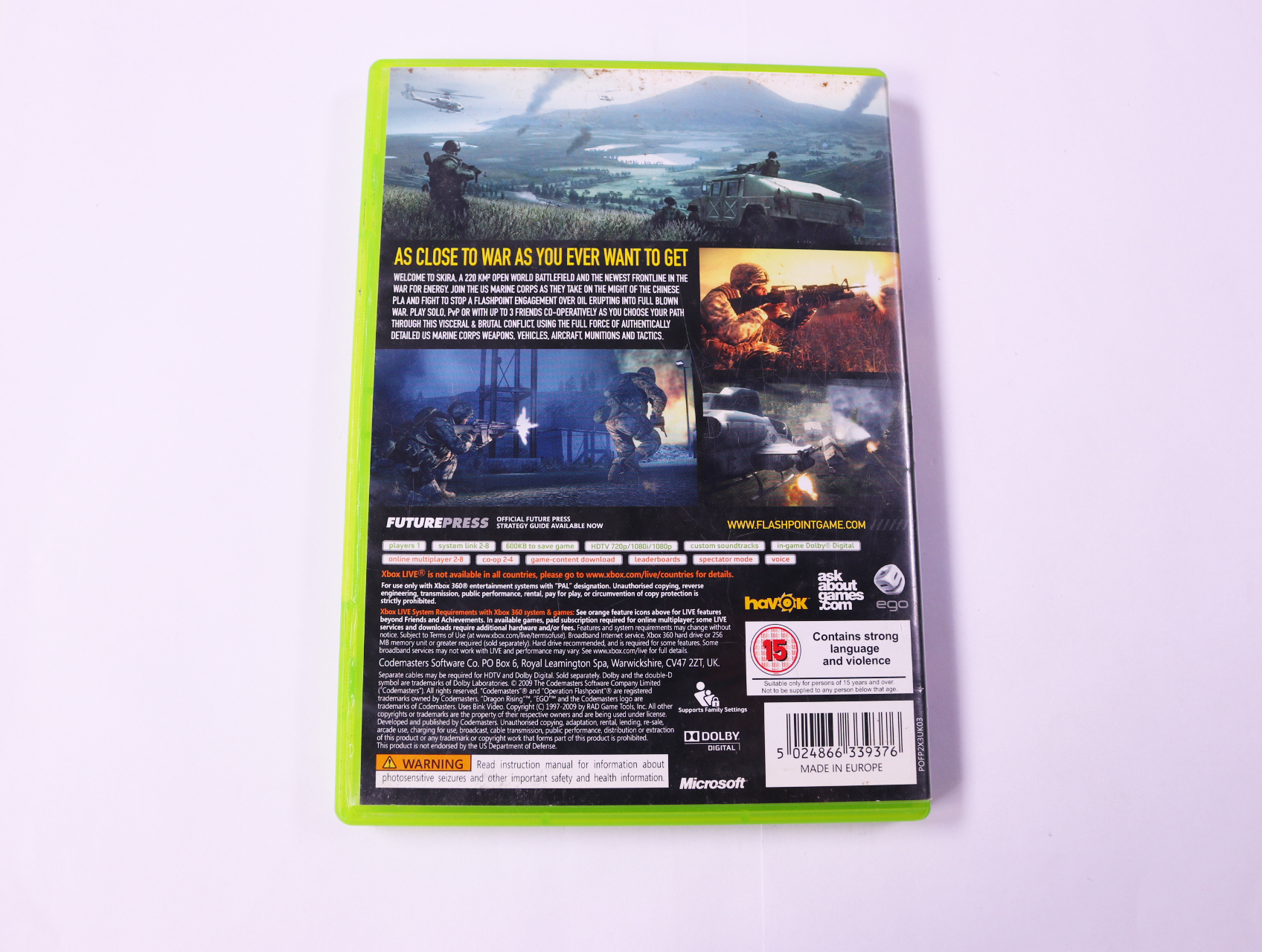 Xbox 360 - Operation Flashpoint: Dragon Rising [No Manual] - productfoto 2