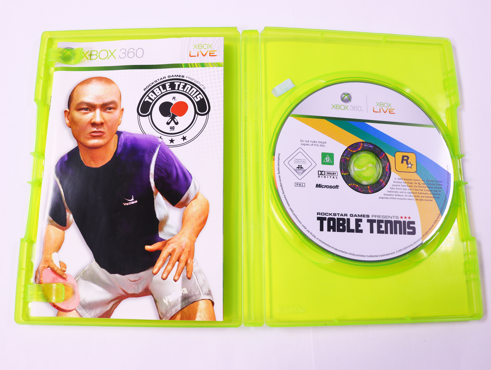 Xbox 360 - Rockstar Games Presents Table Tennis - productfoto 3