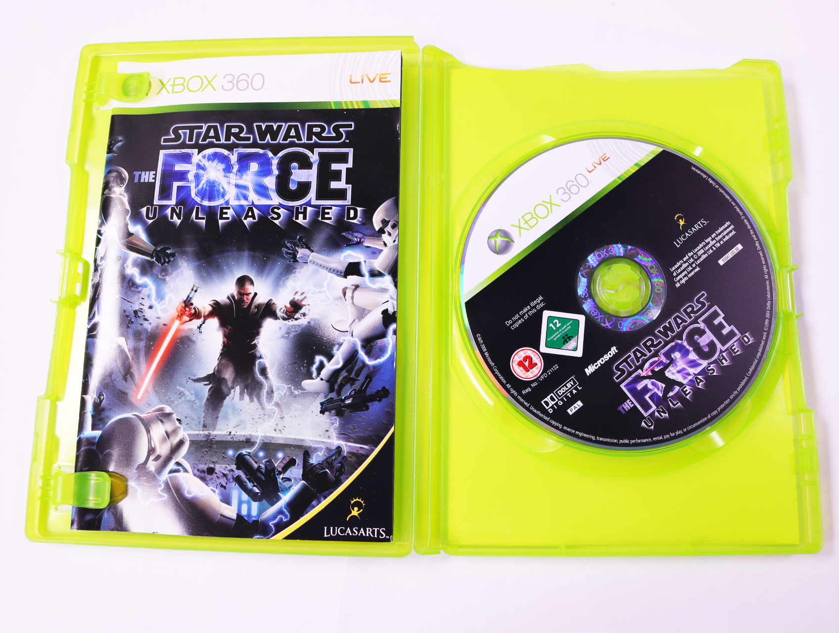Xbox 360 - Star Wars: The Force Unleashed - productfoto 3