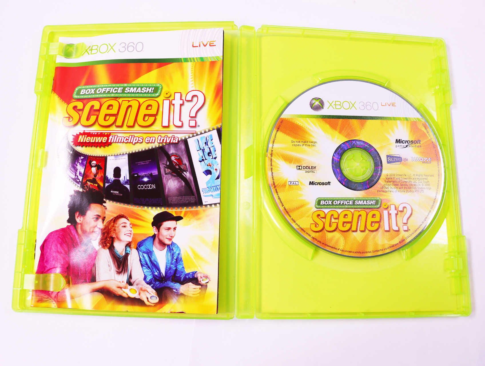 Xbox 360 - Scene It? Box Office Smash - productfoto 3