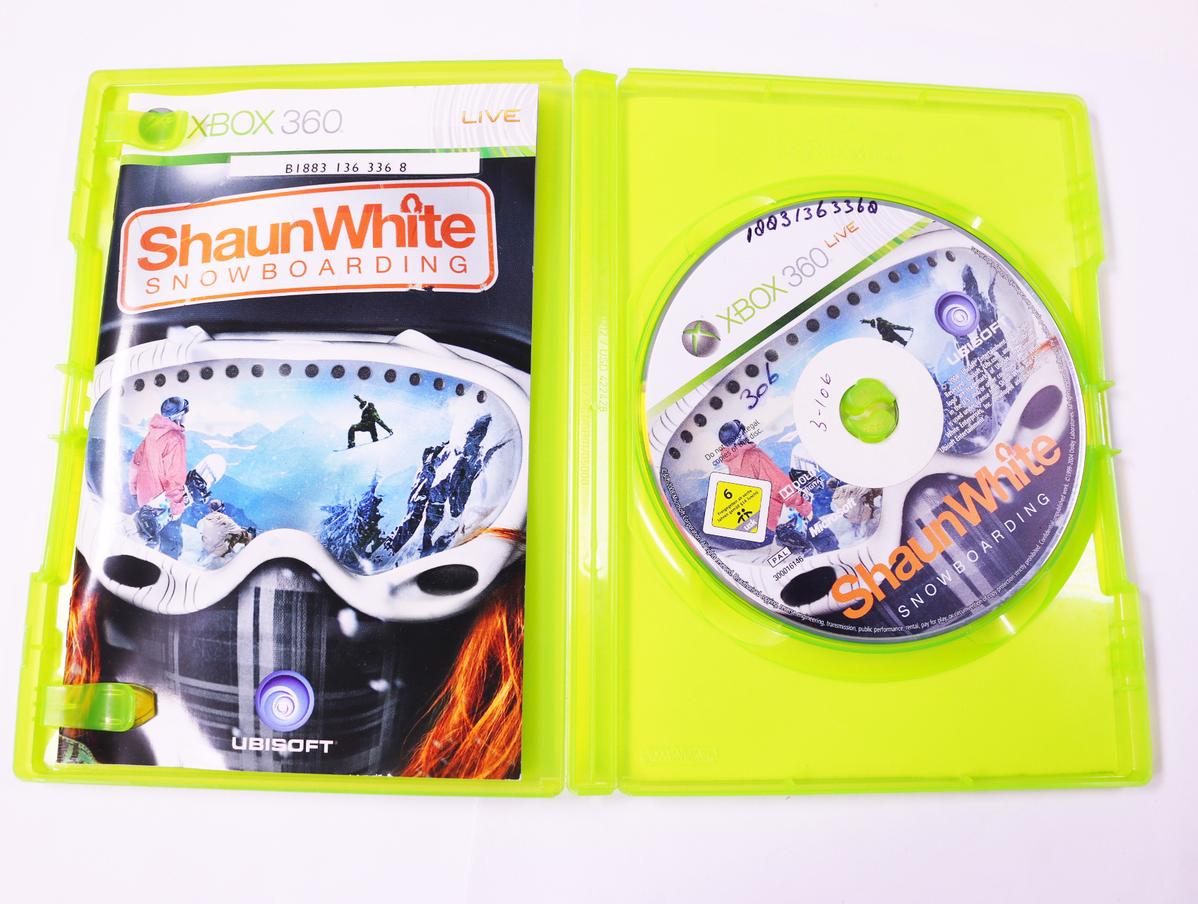 Xbox 360 - Shaun White Snowboarding - productfoto 3
