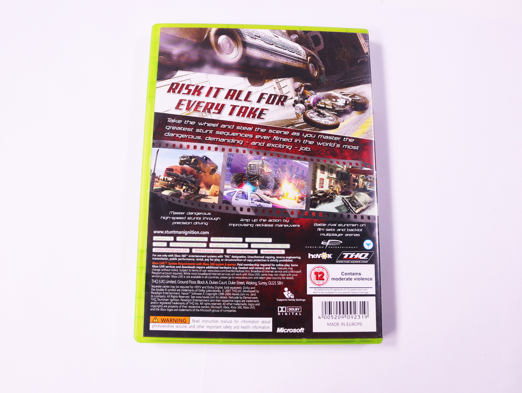 Xbox 360 - Stuntman Ignition - productfoto 2