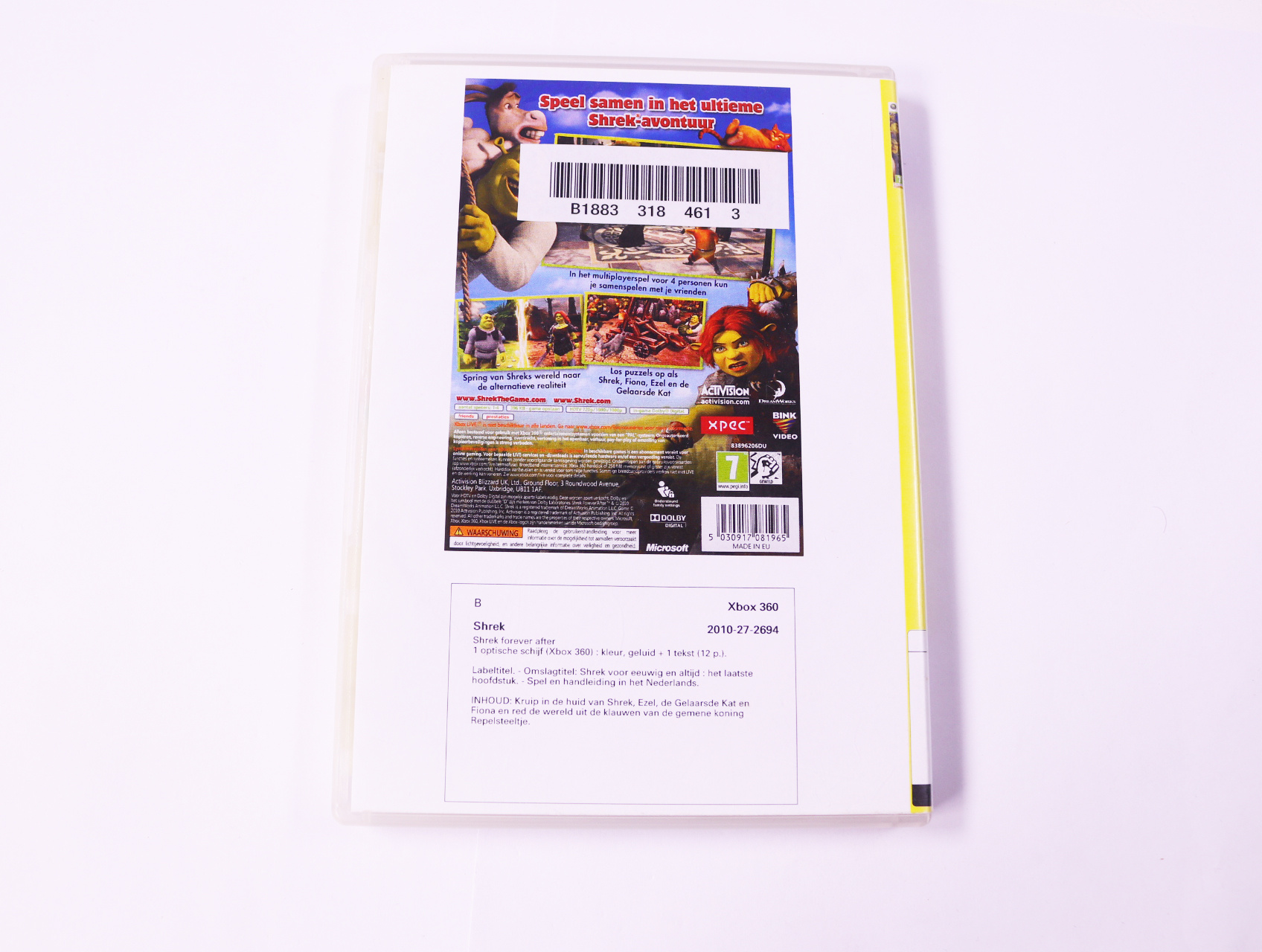 Xbox 360 - Shrek Forever After - productfoto 2