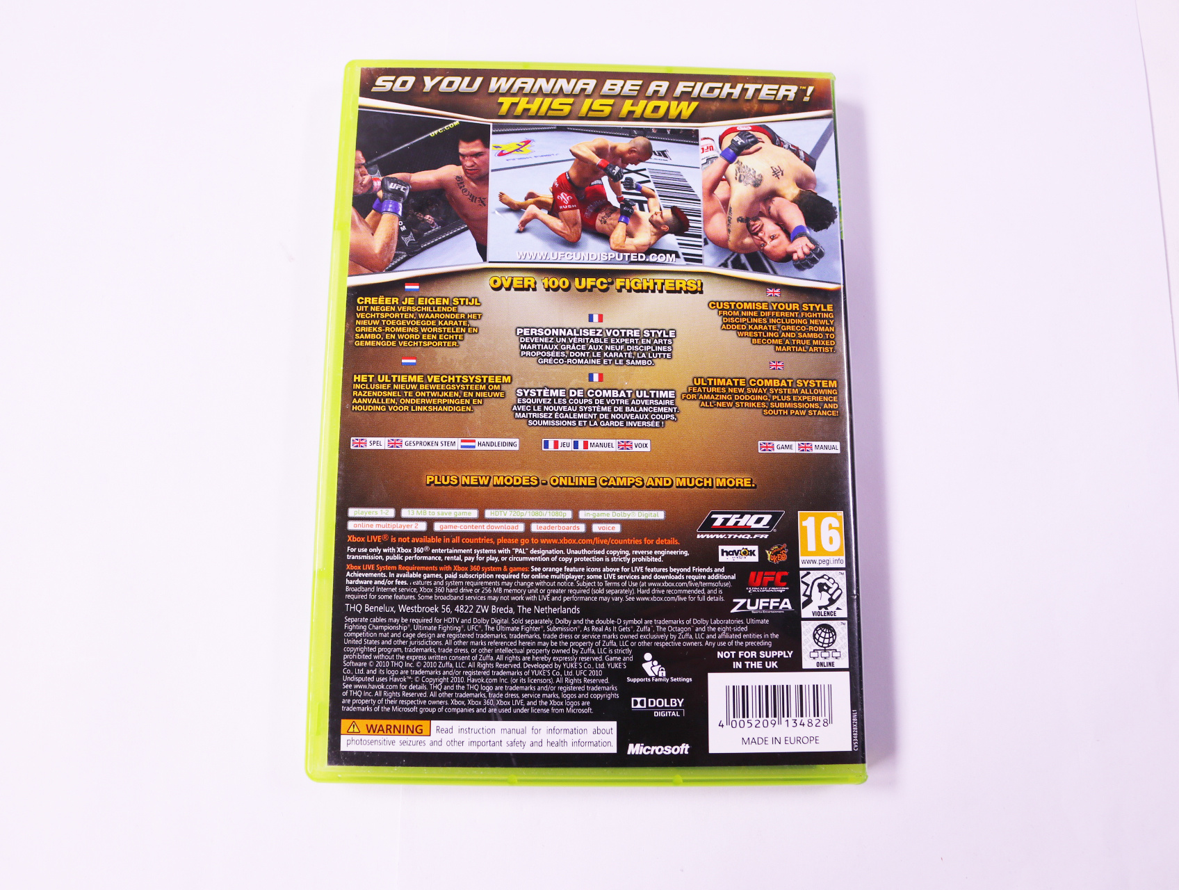 Xbox 360 - UFC Undisputed 2010 - productfoto 2