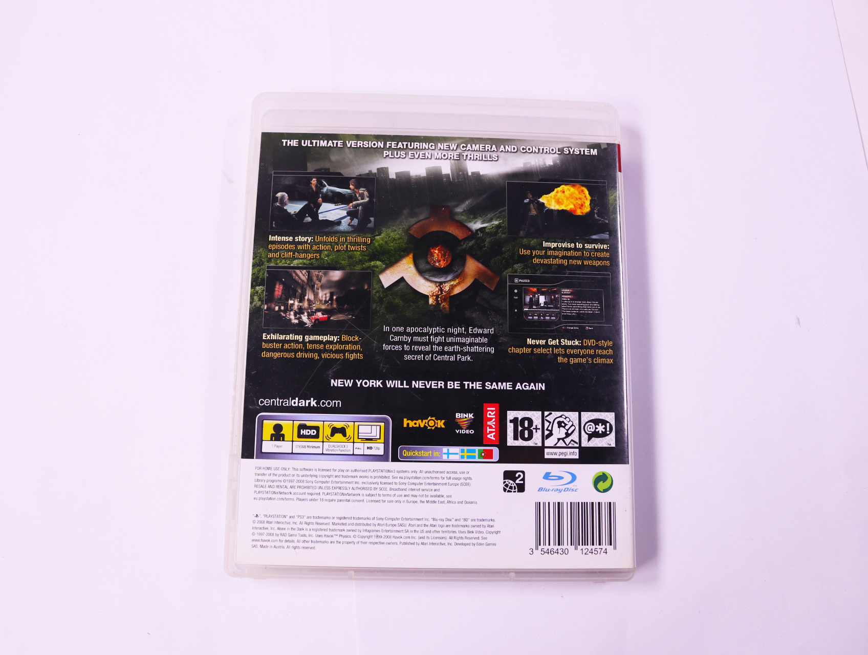 Playstation 3 - Alone in the Dark: Inferno - productfoto 2