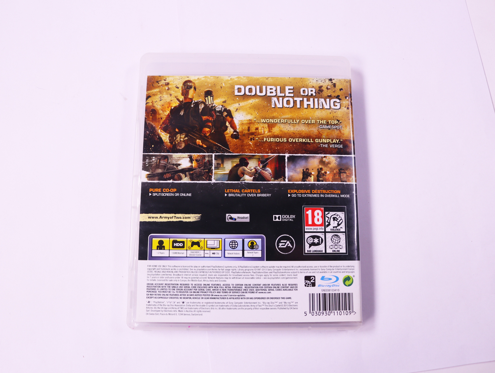 PlayStation 3 - Army of Two: The Devil's Cartel - productfoto 2