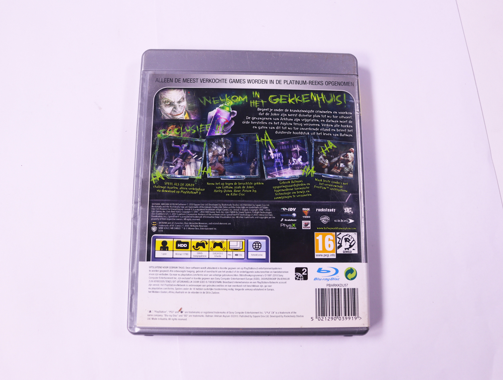 Playstation 3 - Batman: Arkham Asylum [Platinum] - productfoto 2