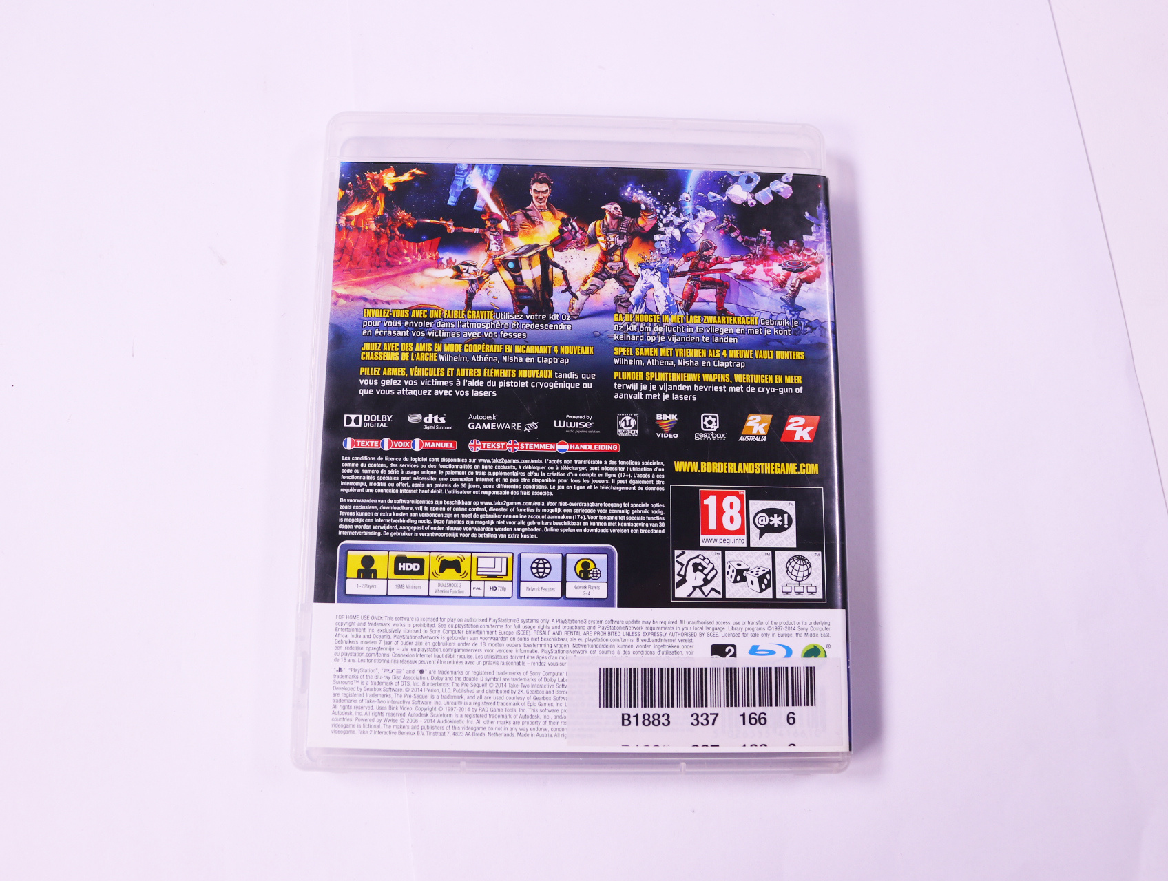 PlayStation 3 - Borderlands: The Pre-Sequel! - productfoto 2