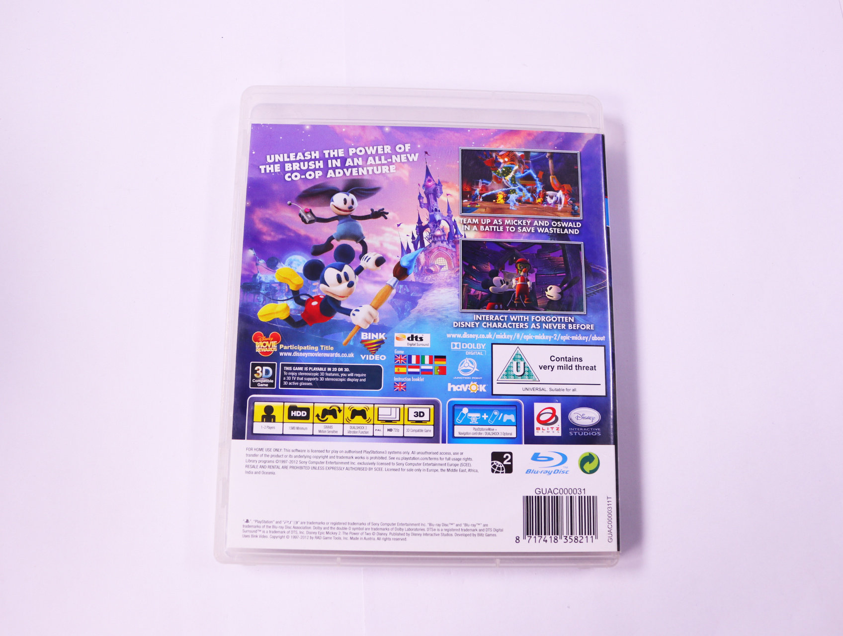 PlayStation 3 - Epic Mickey 2: The Power of Two - productfoto 2