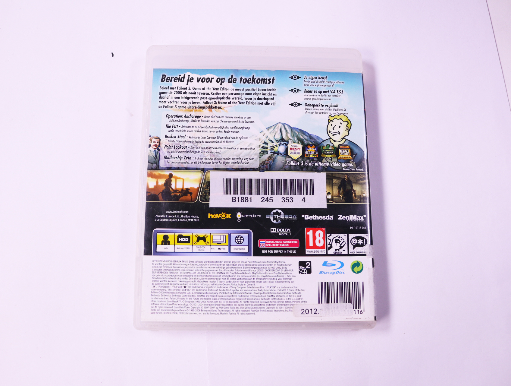 PlayStation 3 - Fallout 3 [Game of the Year Edition] - productfoto 2