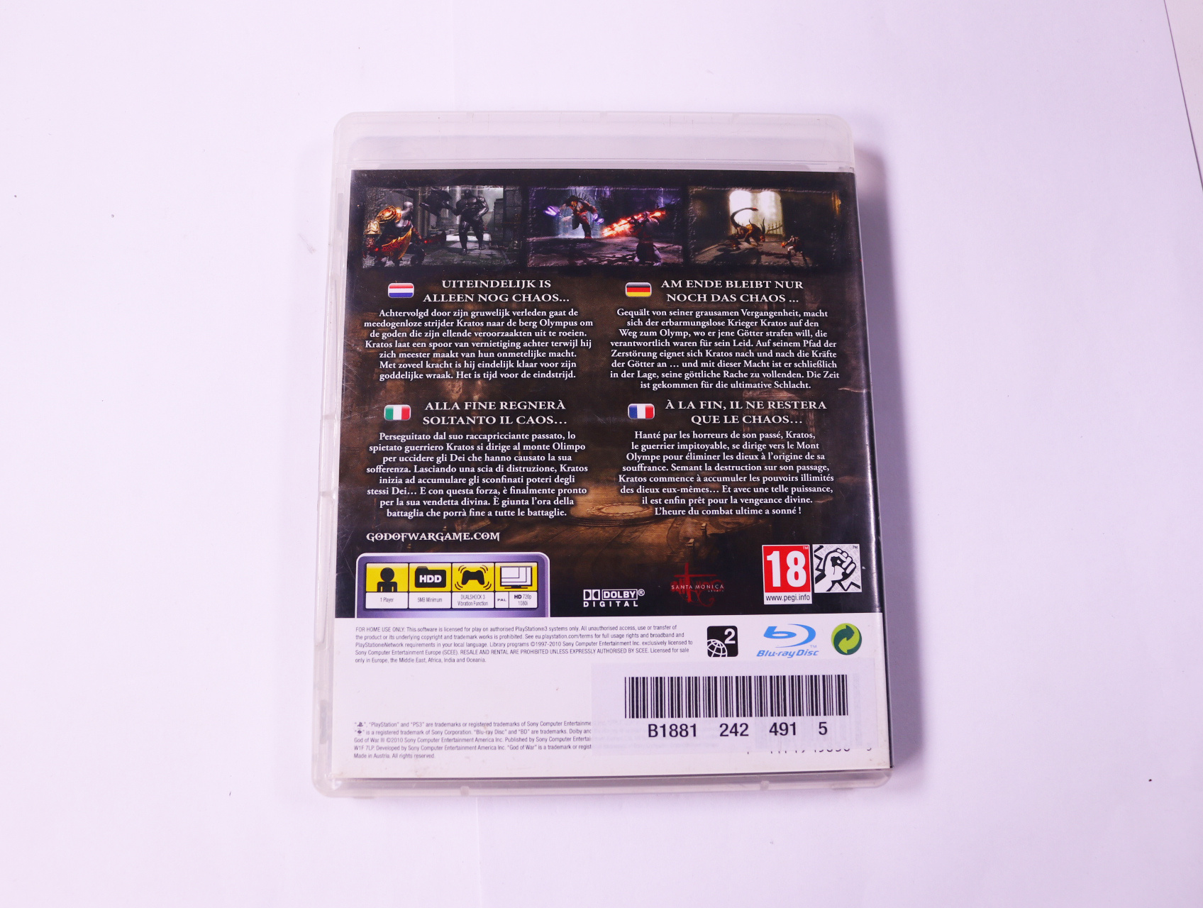 Playstation 3 - God of War III - productfoto 2