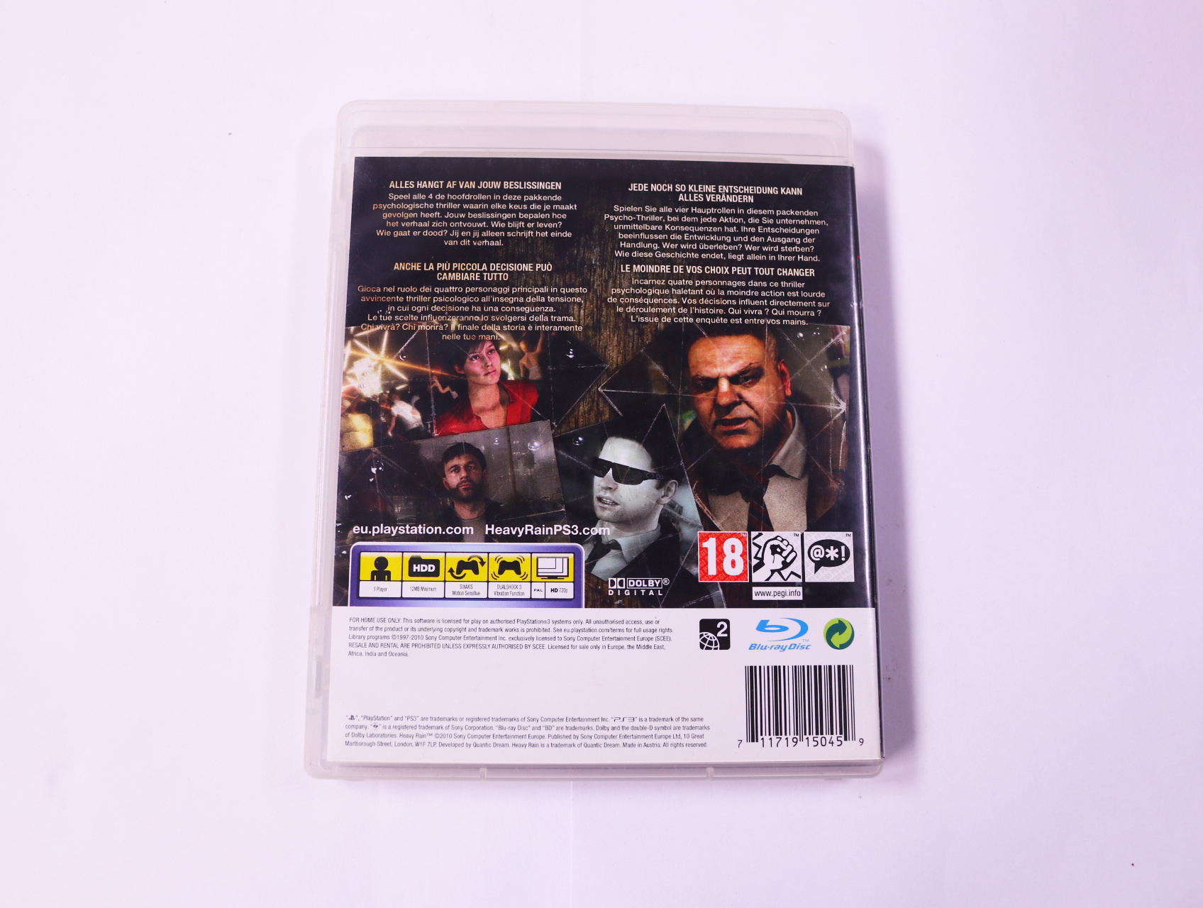 Playstation 3 - Heavy Rain - productfoto 2