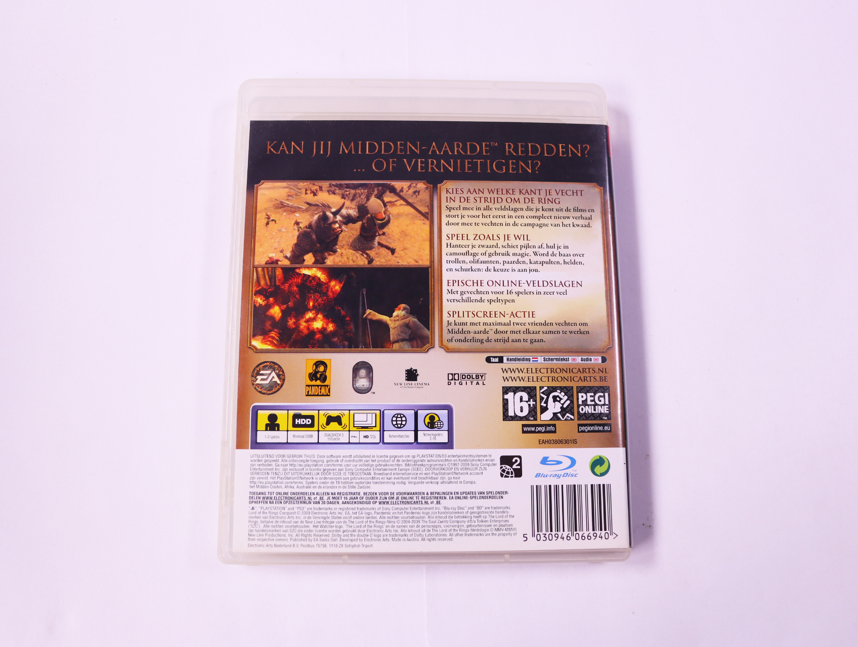 PlayStation 3 - The Lord of the Rings: Conquest - productfoto 2
