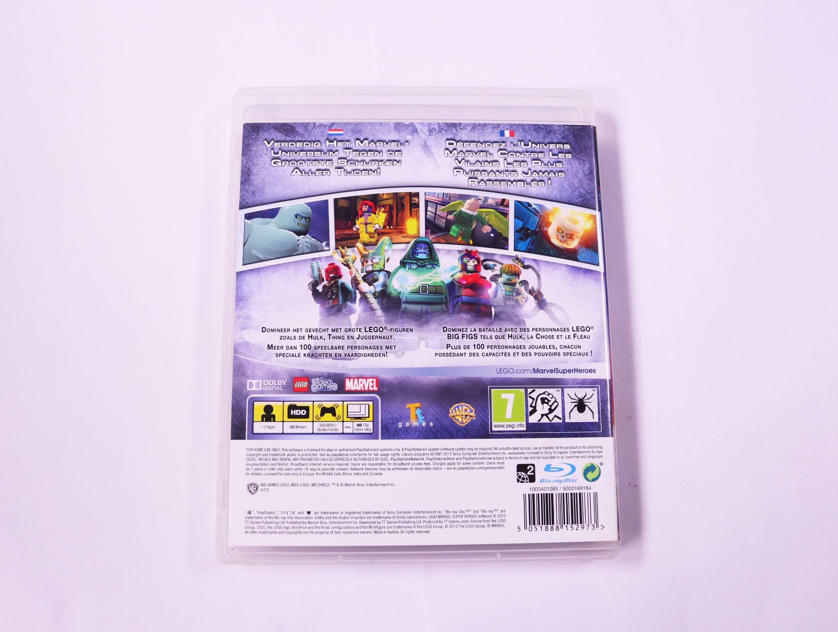 Playstation 3 - LEGO Marvel Super Heroes - productfoto 2