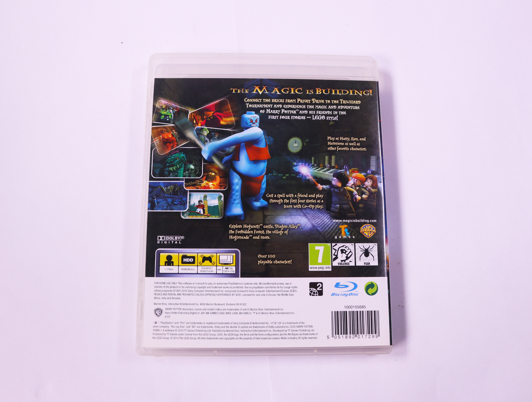 Playstation 3 - LEGO Harry Potter: Years 1-4 - productfoto 2