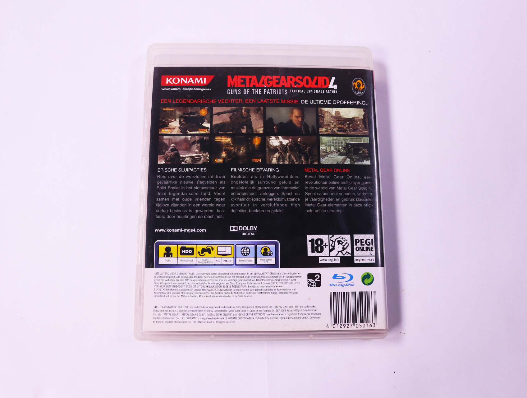 Playstation 3 - Metal Gear Solid 4: Guns of the Patriots - productfoto 2